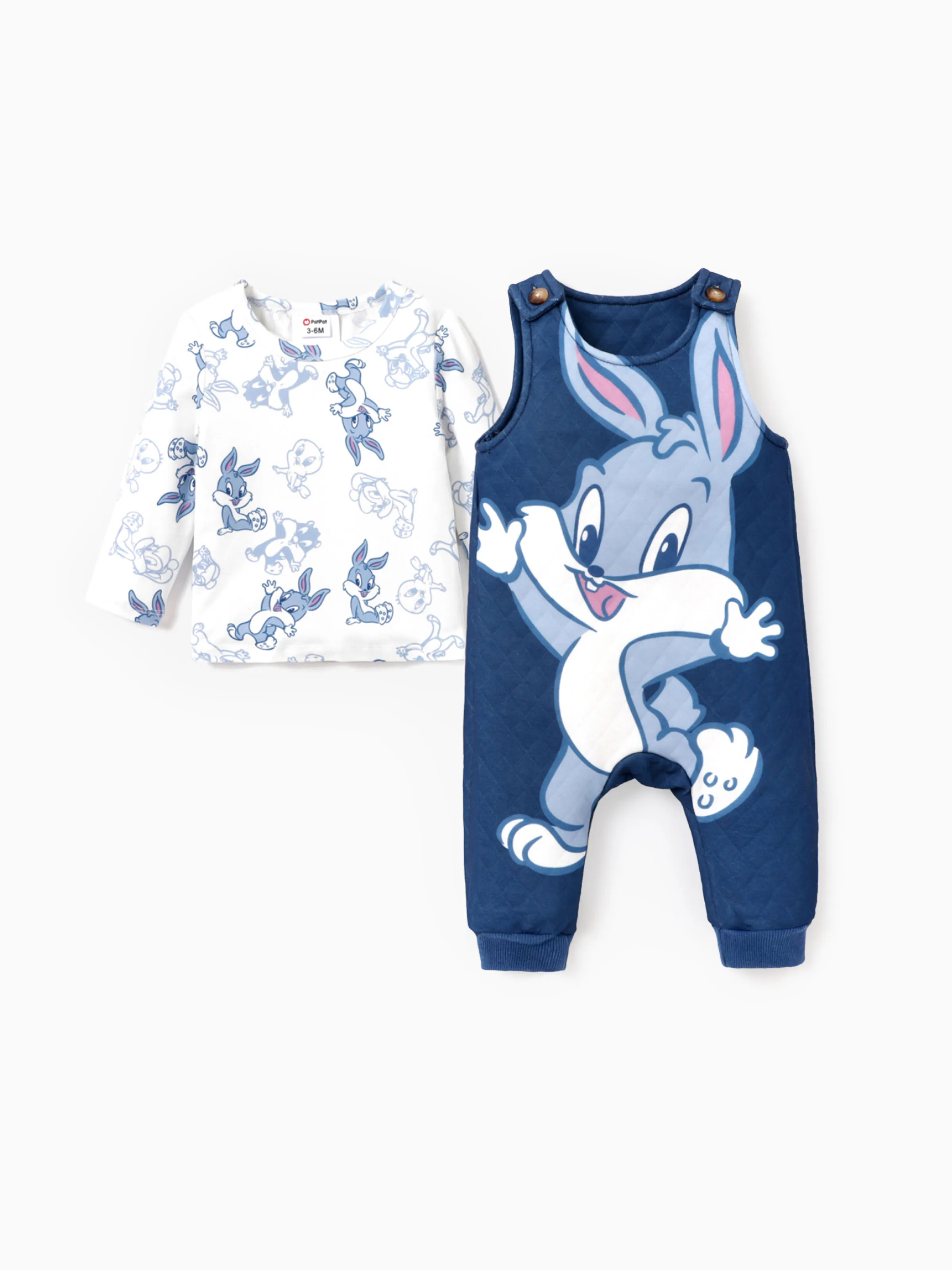 Looney Tunes Baby Boy/Girl Character Graphic Top o Jumpsuit