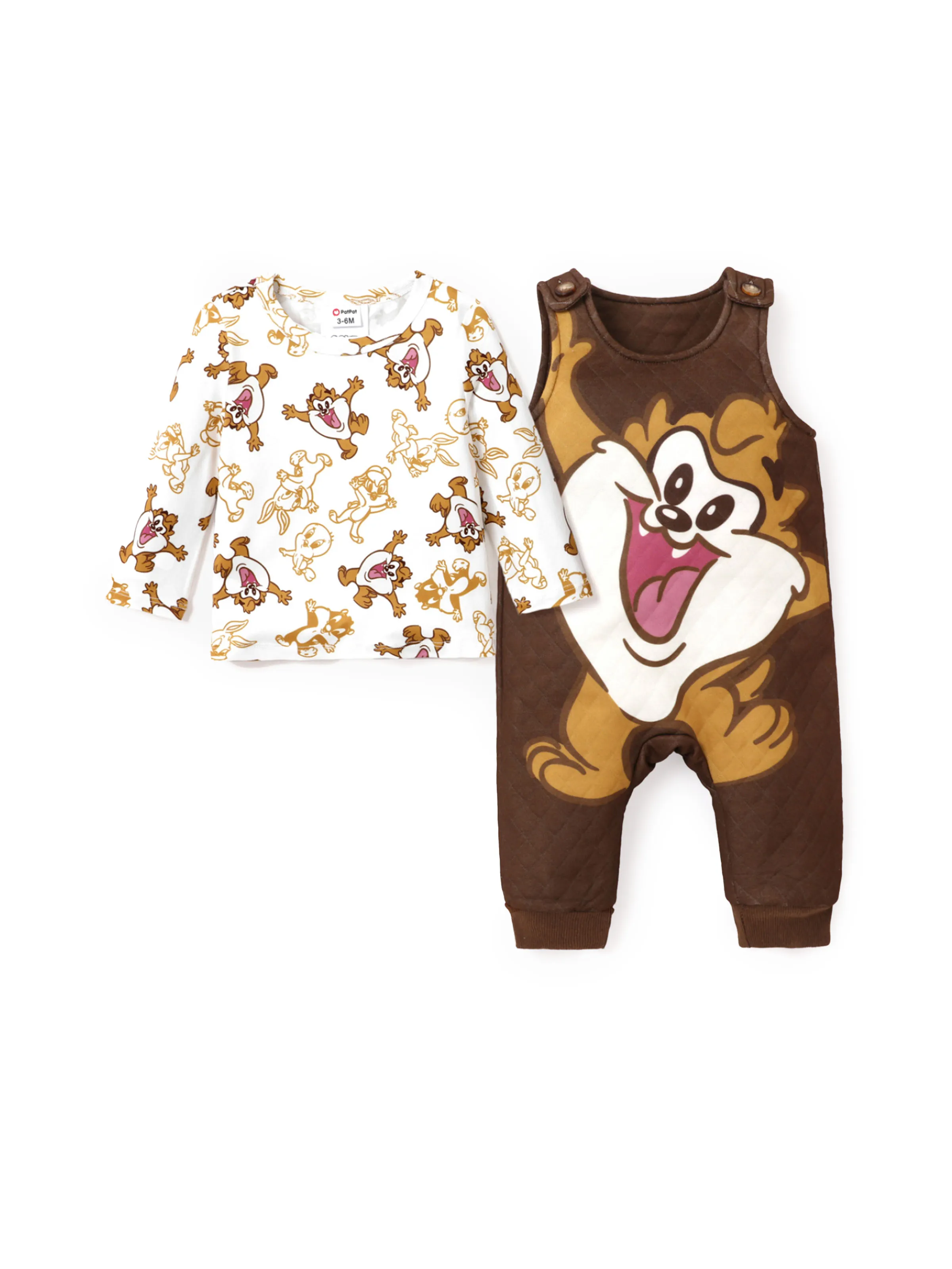 

Looney Tunes Baby Boy/Girl Character Graphic Print Top or Jumpsuit