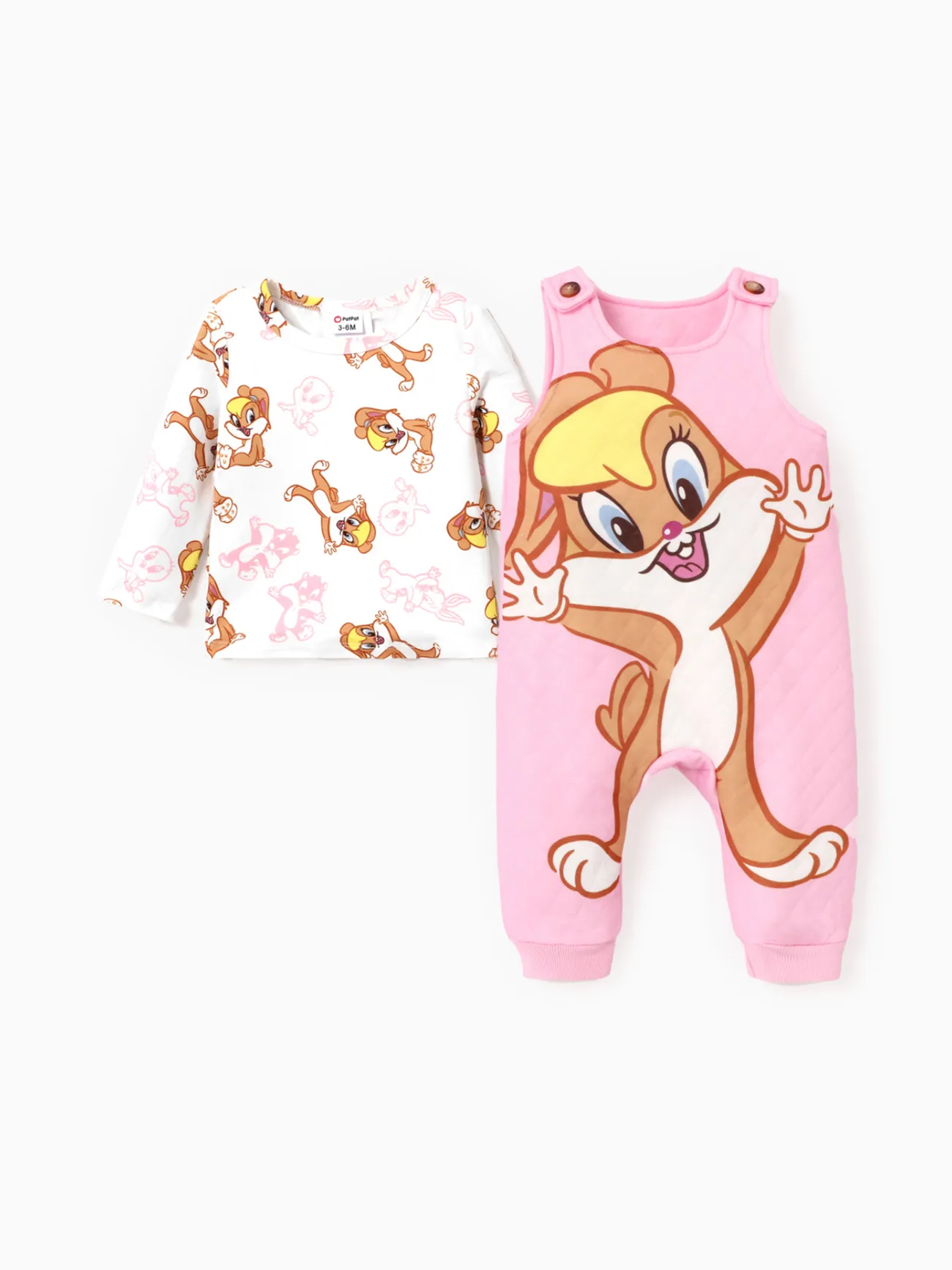 

Looney Tunes Baby Boy/Girl Character Graphic Print Top or Jumpsuit