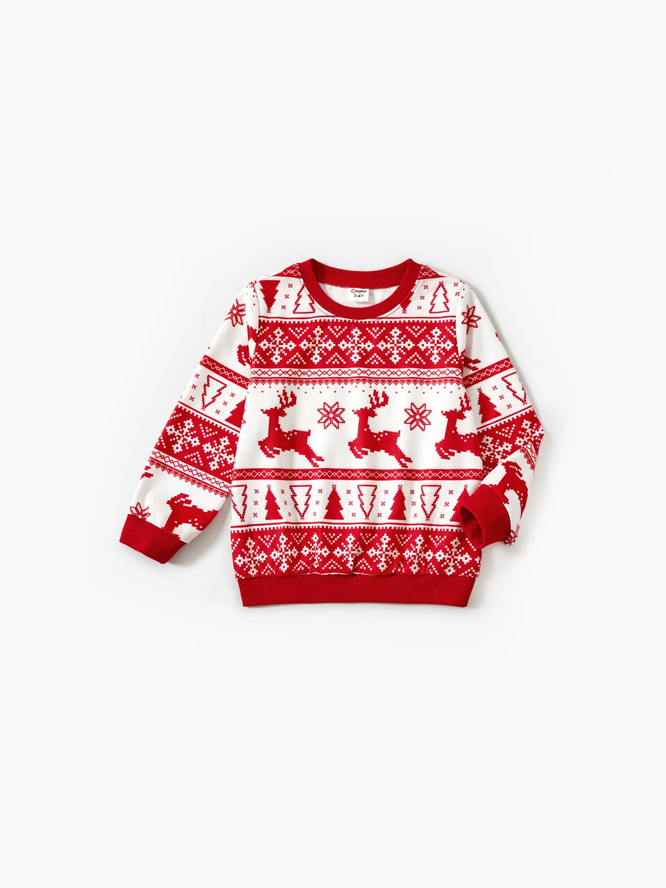 

Christmas Family Matching Reindeer All-over Print Long-sleeve Tops