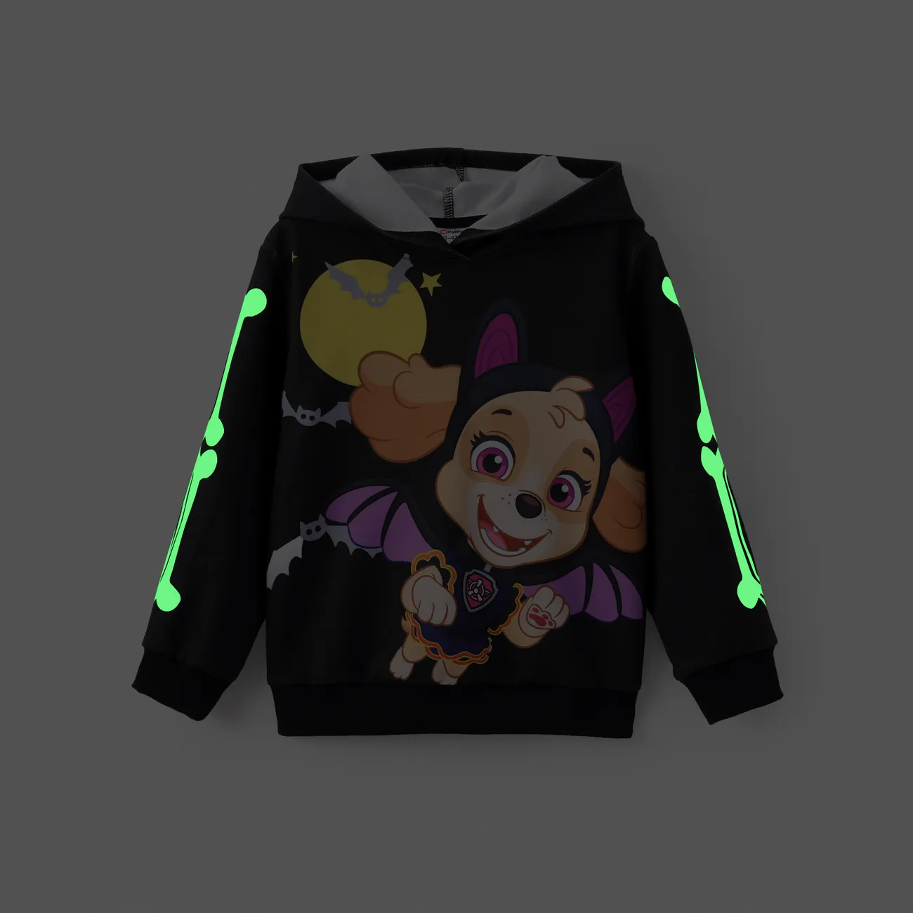 PAW Patrol Toddler Boy/Girl 1pc Skye Chase Halloween Glow in the Dark Hoodie