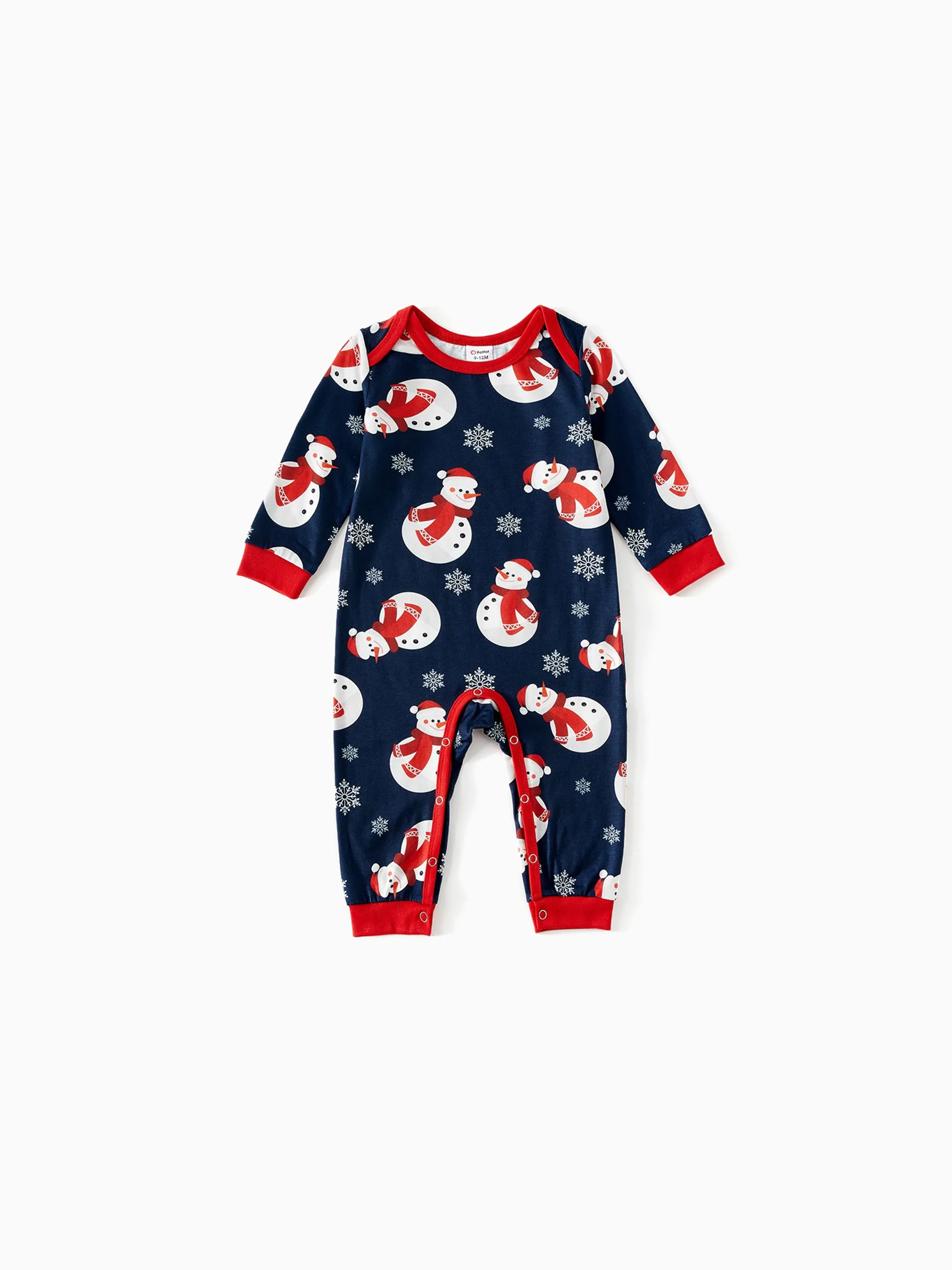 

Christmas Letter Print Matching Family 2-Piece Long-sleeve Top and pants Pajama Set