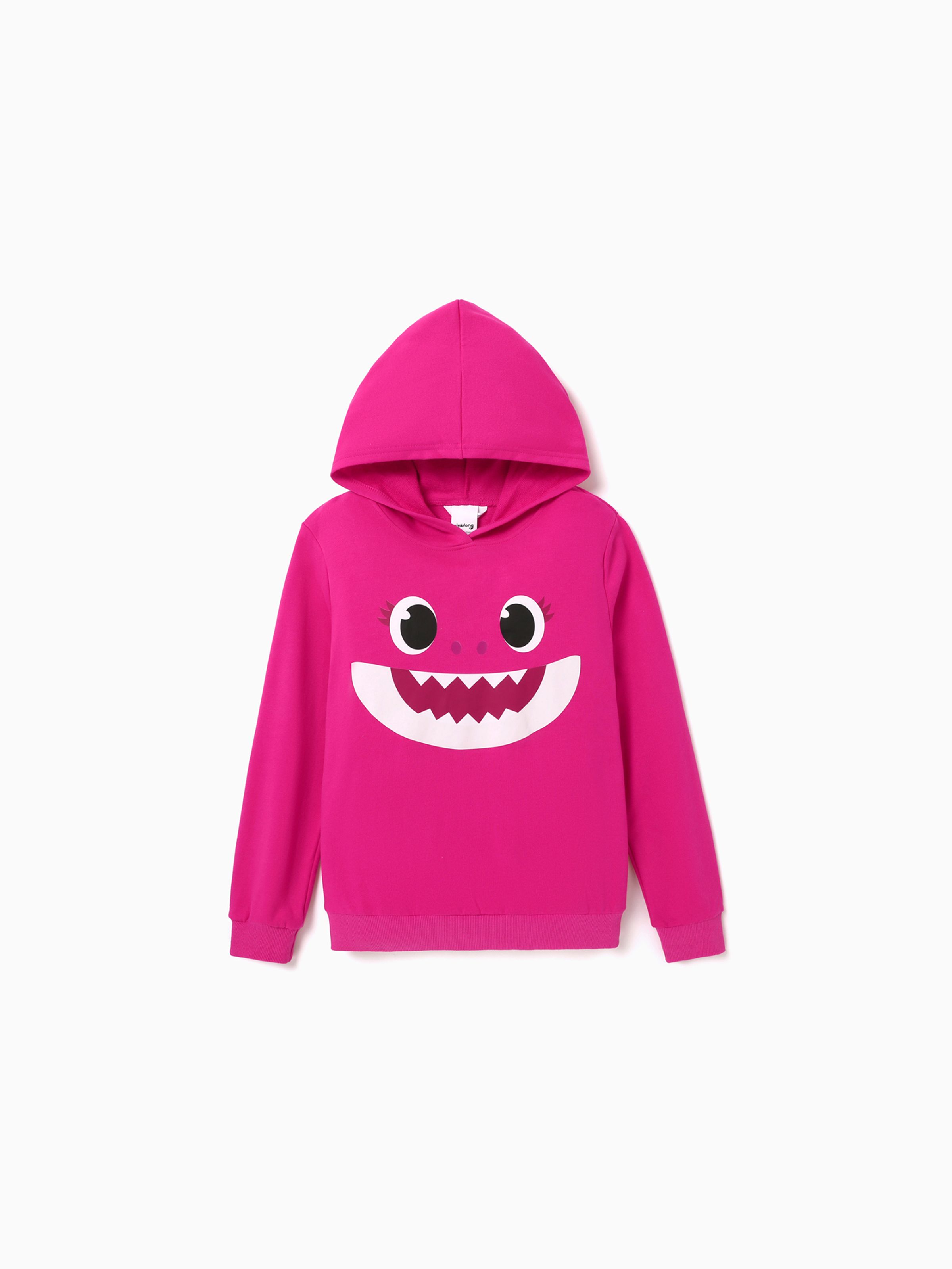 

Baby Shark Family Matching Character Print Long-sleeve Hoodie