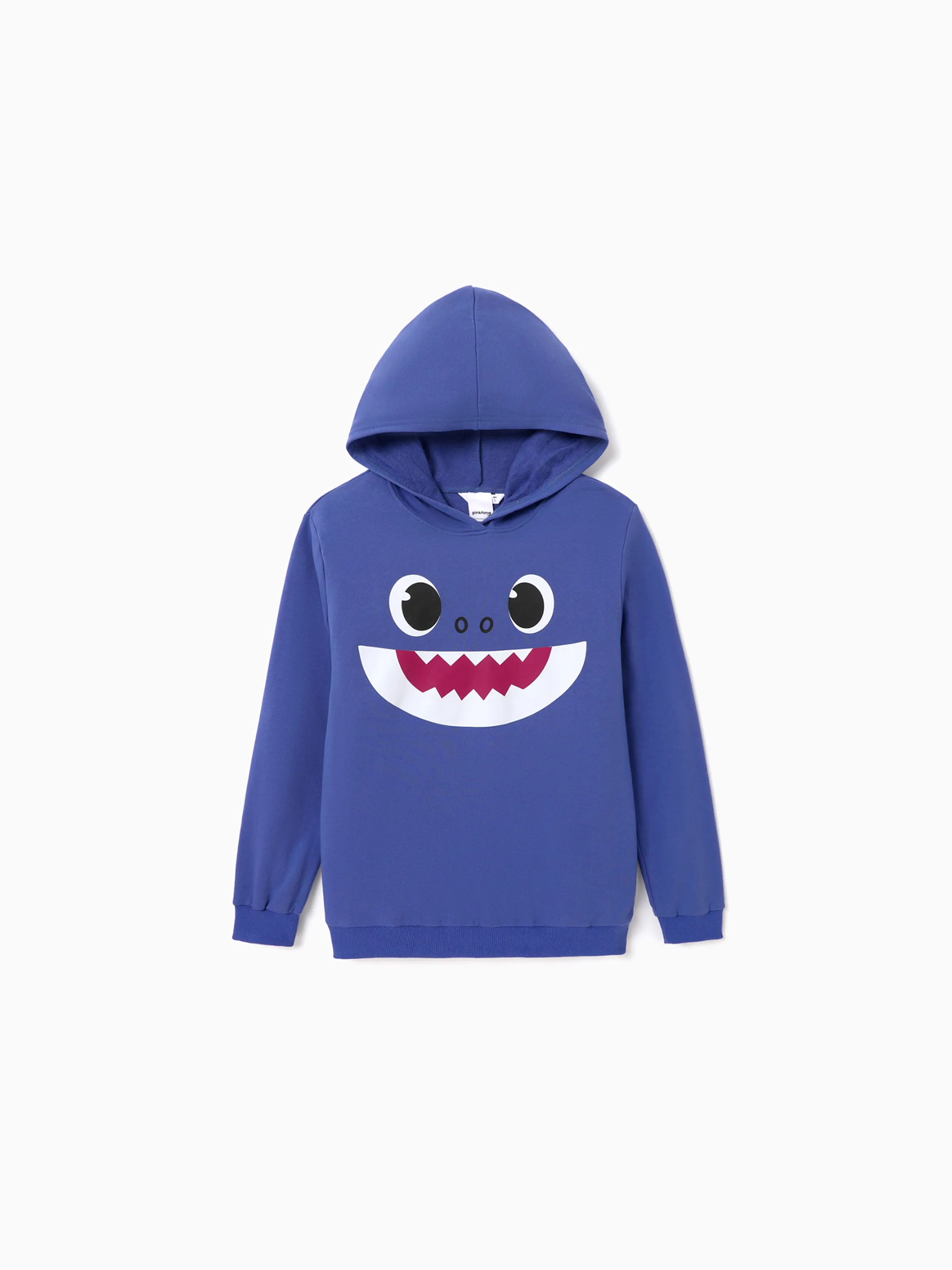 Baby Shark Family Matching Character Print Long-sleeve Hoodie