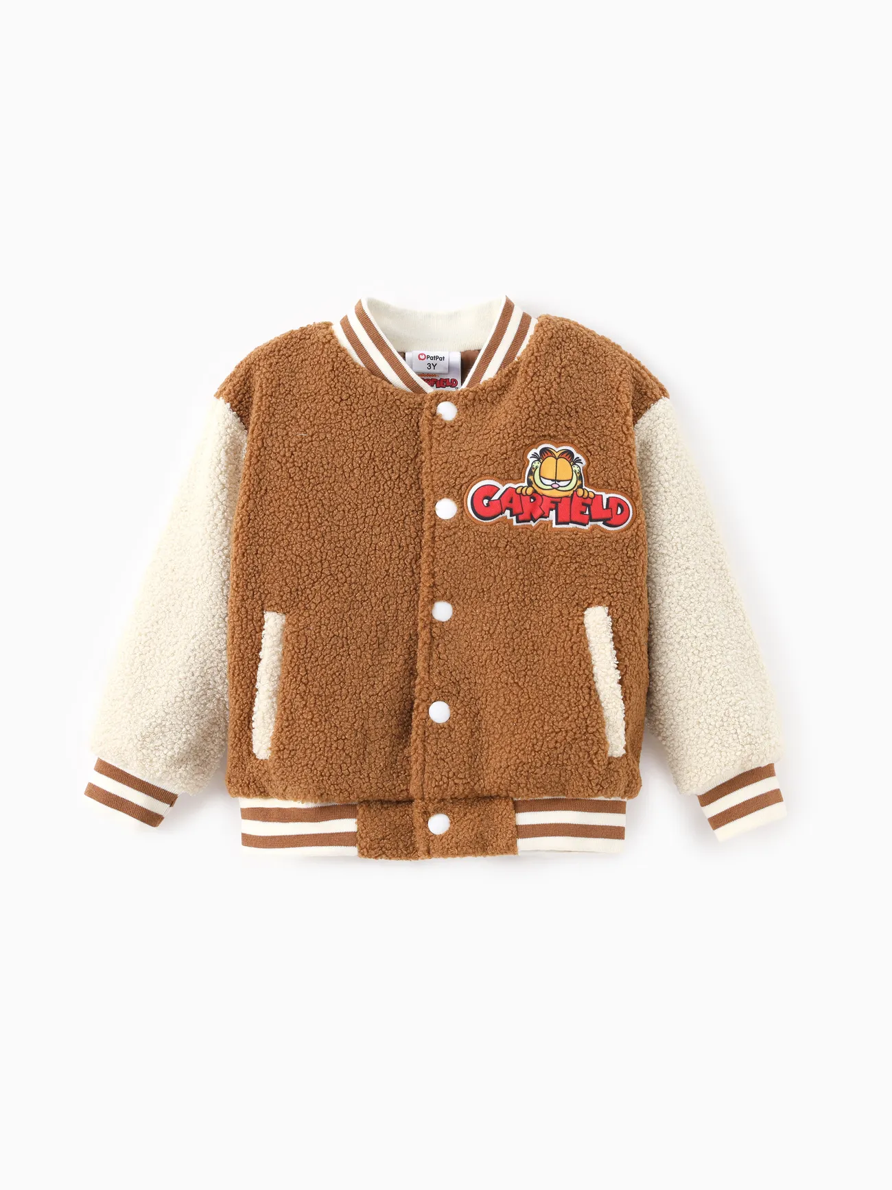 

Garfield Toddler/Kid Unisex Teddy Fleece Bomber Jacket