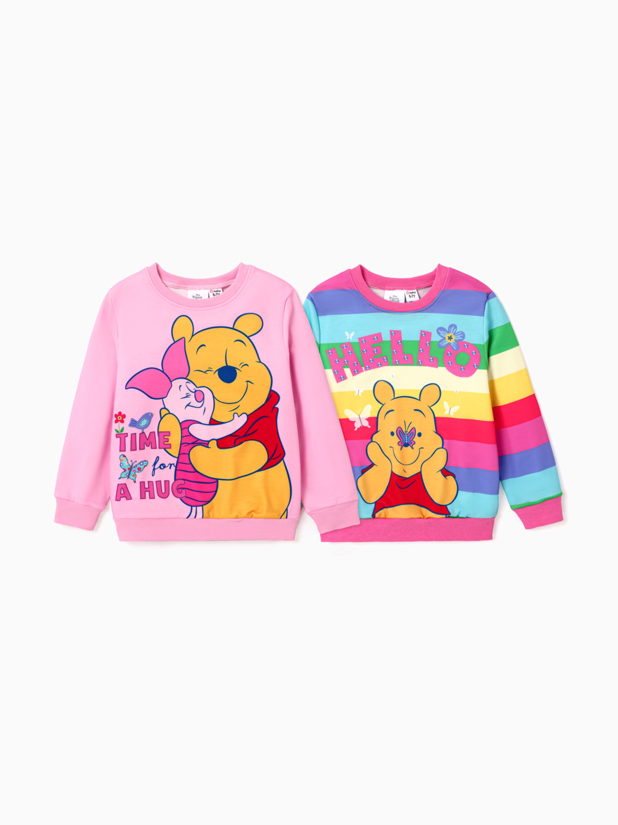 

Disney Winnie the Pooh Kid Girl Character Print Long-sleeve Sweatshirt