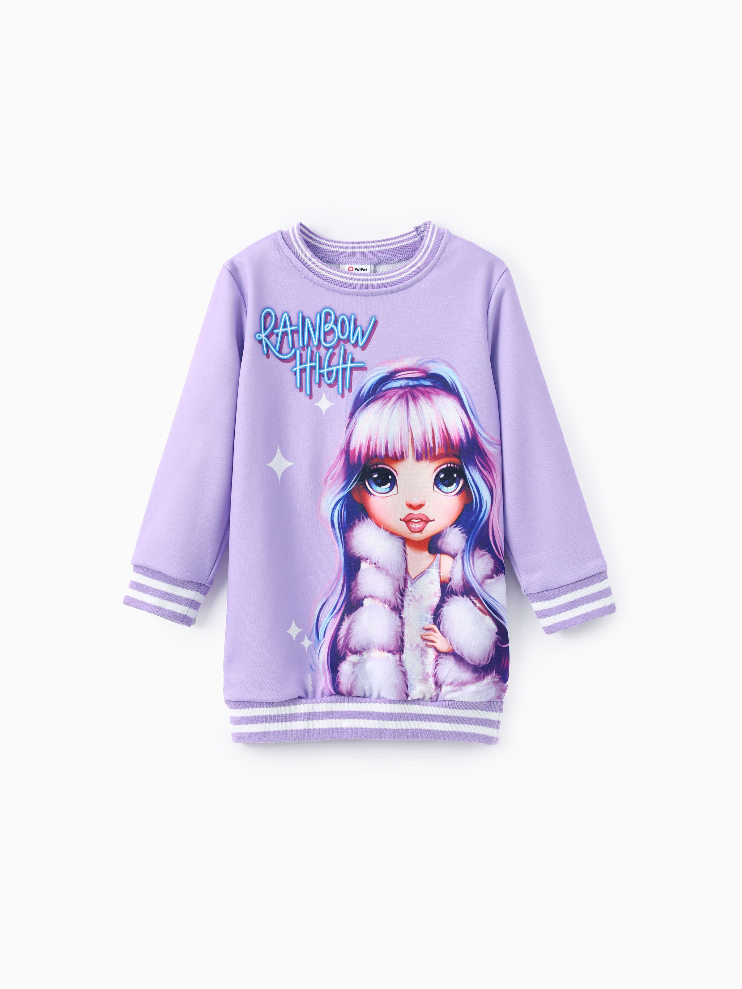 

Rainbow High Toddler/Kid Girl 1pc Ruby Bella Violet Dress