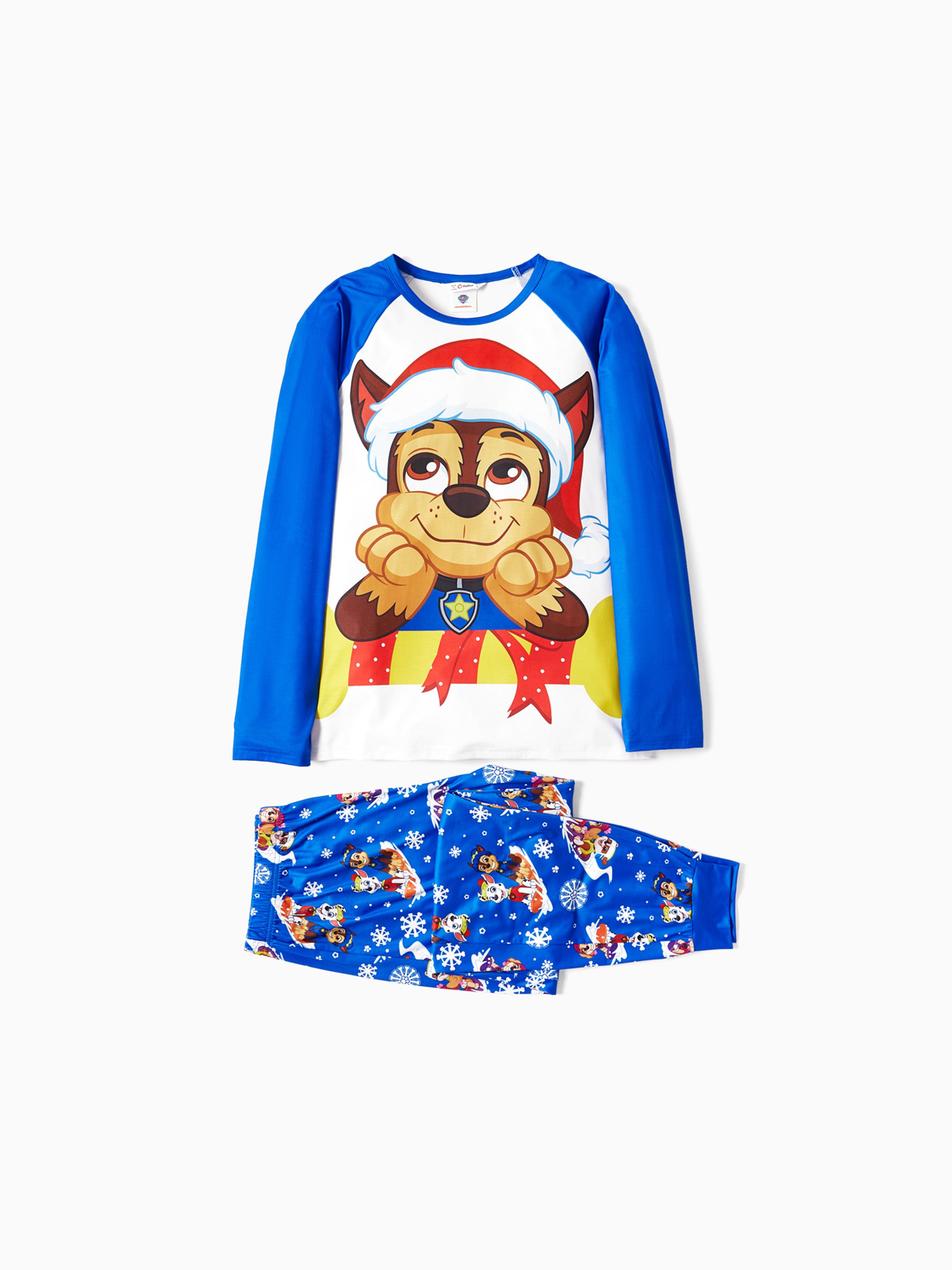 

PAW Patrol Chase Marshall Skye Big Graphic Christmas Family Matching Pajamas Sets(Flame Resistant)