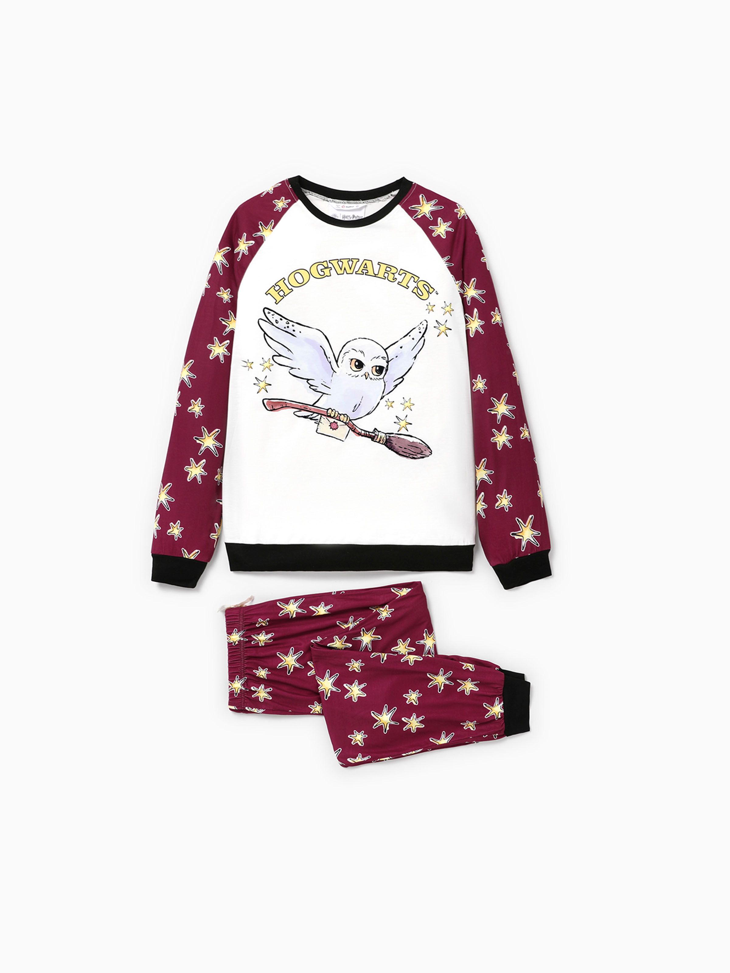 

Harry Potter Christmas Family Matching Letter& Character Print Long-sleeve Pajamas Sets (Flame Resistant)