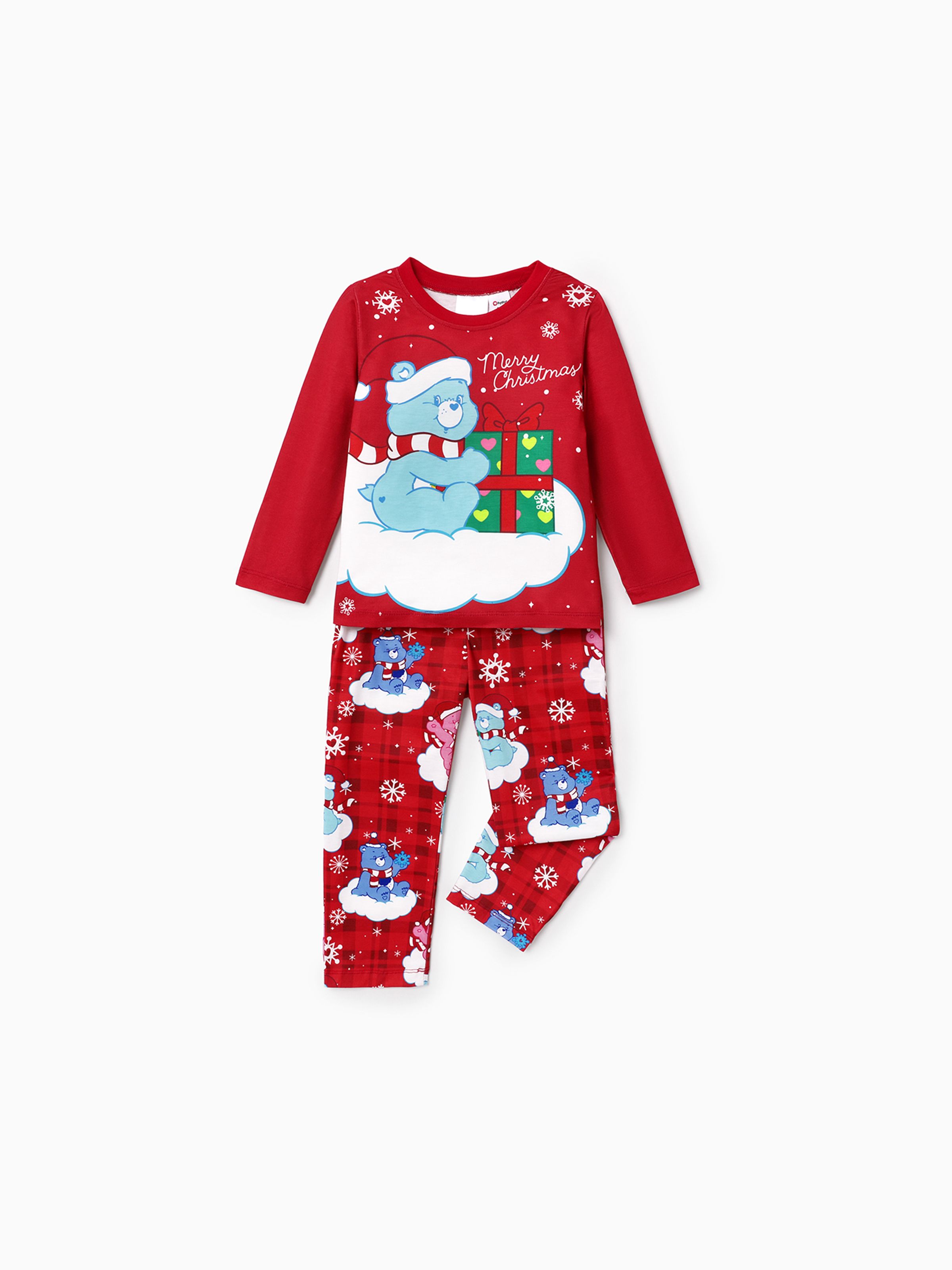 

Care Bears Christmas Family Matching Snowflake Print Pajamas Sets (Flame Resistant)