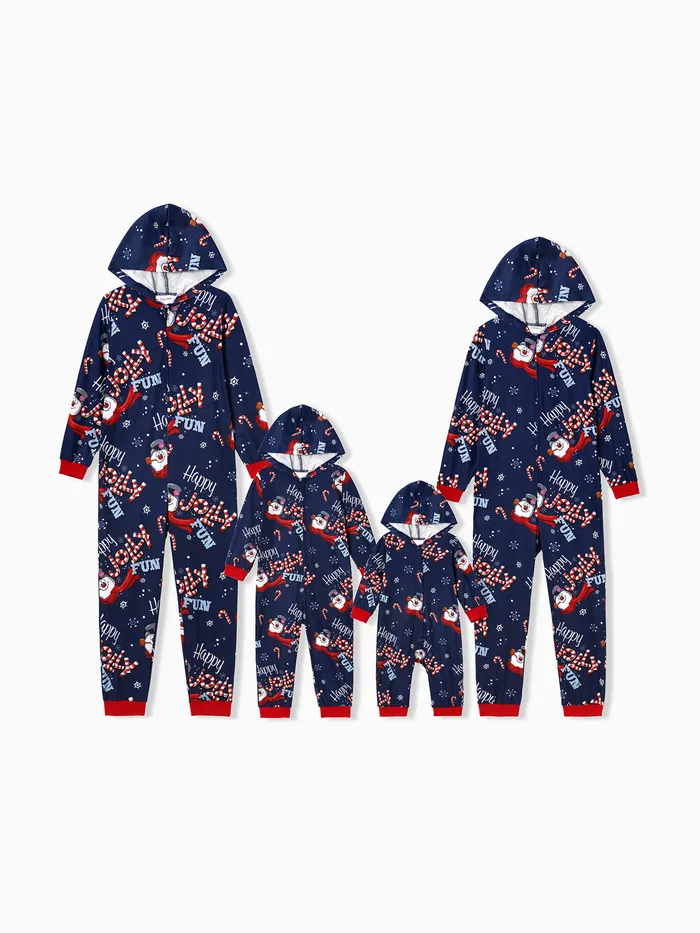 Frosty The Snowman Navidad Looks familiares Manga larga Conjuntos combinados para familia Pijamas (Flame Resistant)