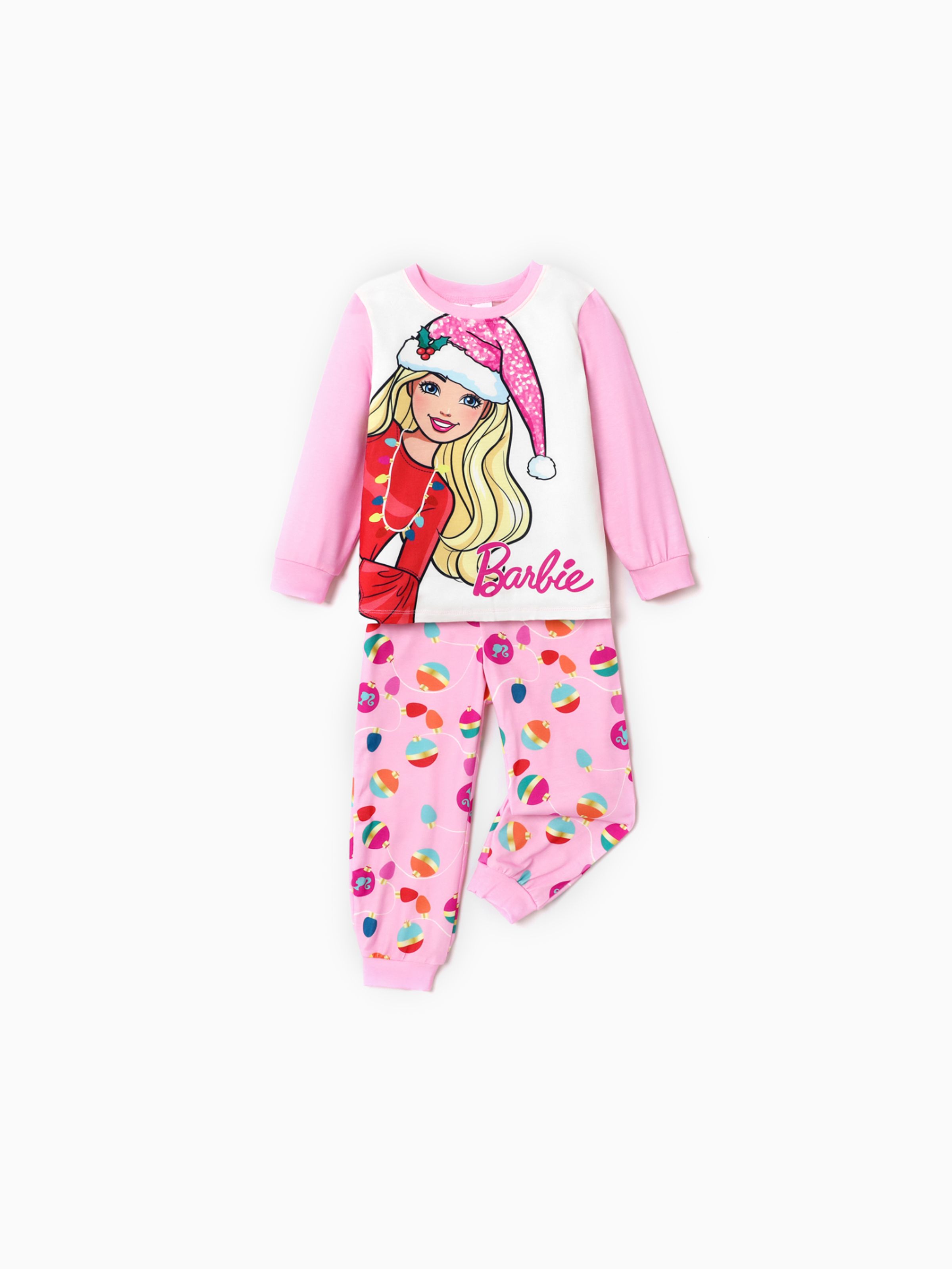 

Barbie Mom and Me Christmas Pattern Print Pajamas Sets (Flame Resistant)