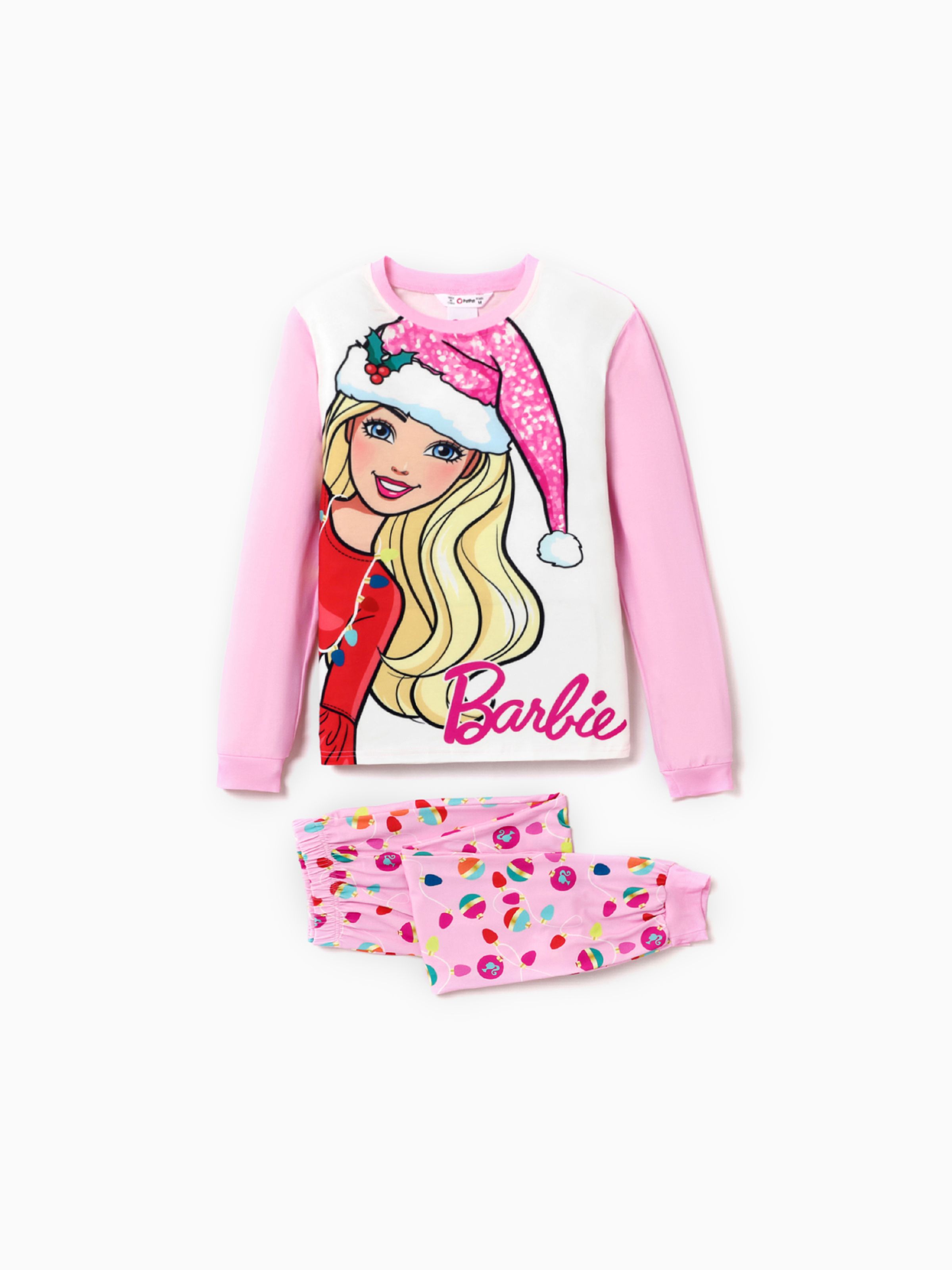 

Barbie Mom and Me Christmas Pattern Print Pajamas Sets (Flame Resistant)