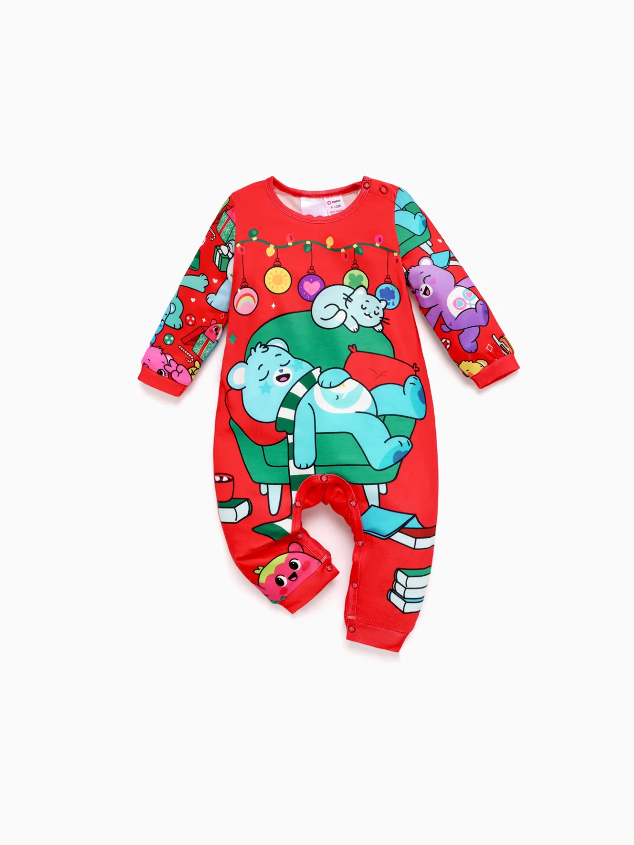 

Care Bears Christmas Family Matching Character Xmas Tree Print Long-sleeve Pajamas Sets (Flame Resistant)