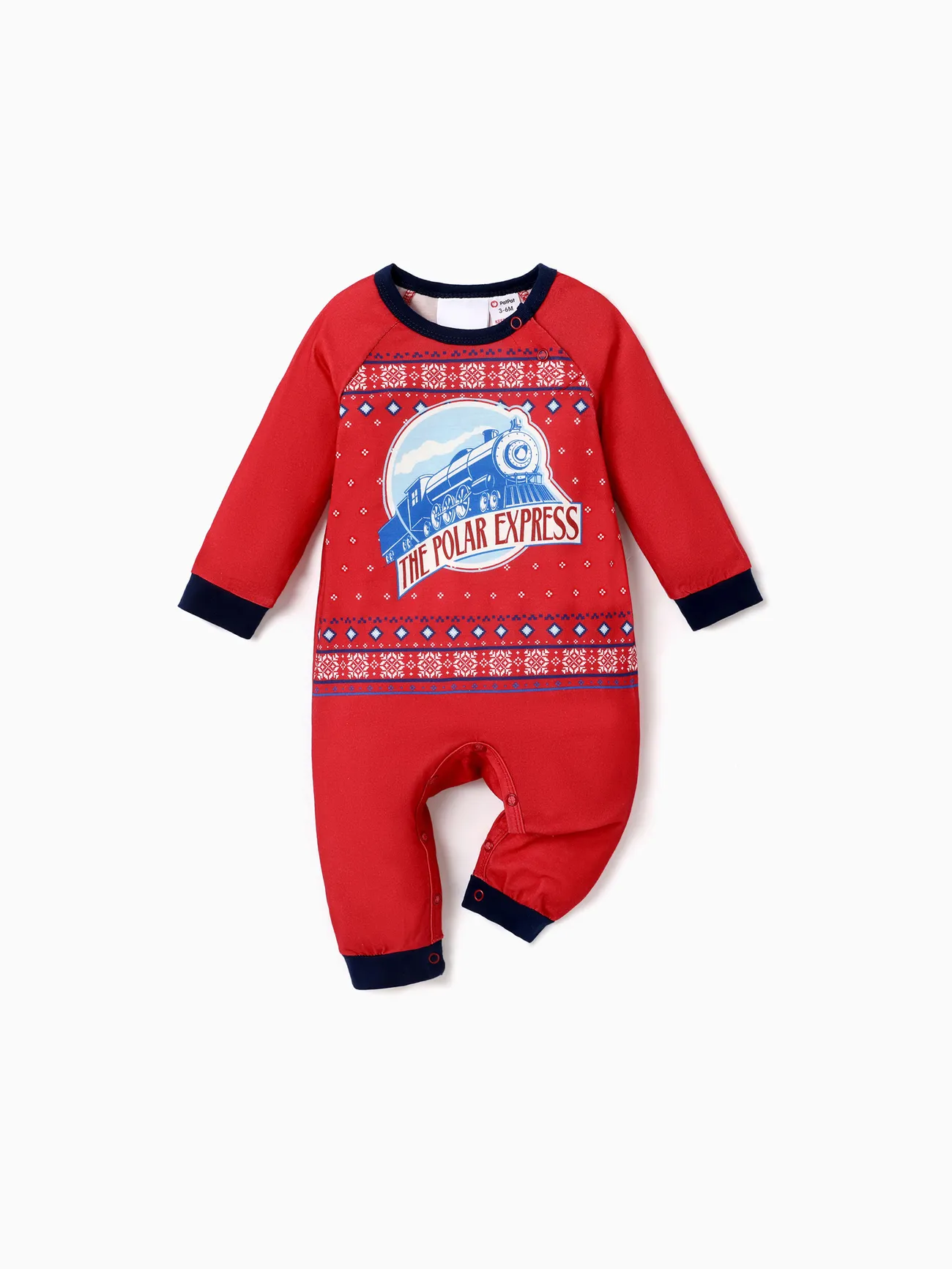 

The Polar Express Christmas Family Matching Big Graphic Allover Pajamas (Flame Resistant)