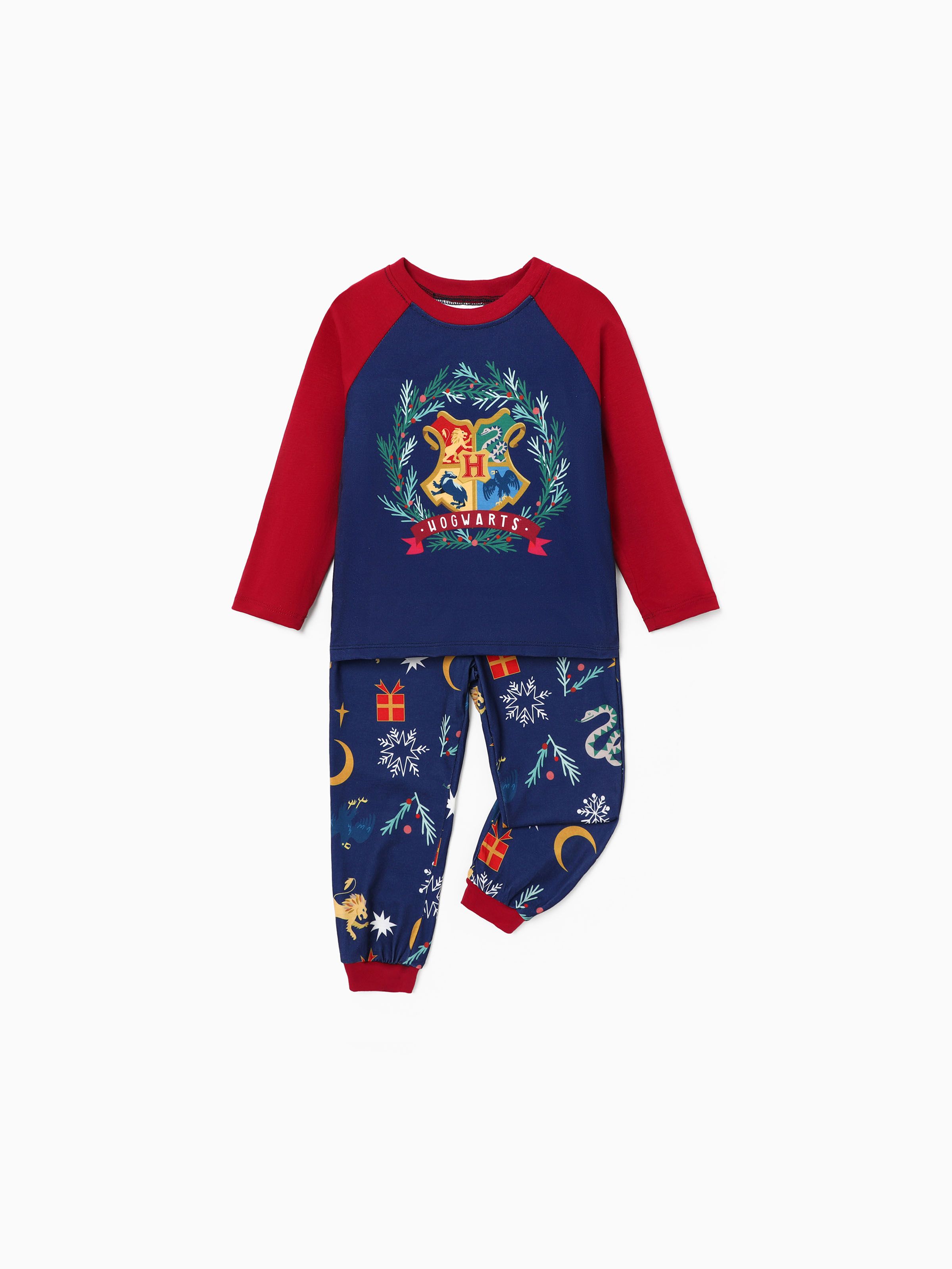 

Harry Potter Christmas Family Matching Character Print Long-sleeve Pajamas Sets (Flame Resistant)