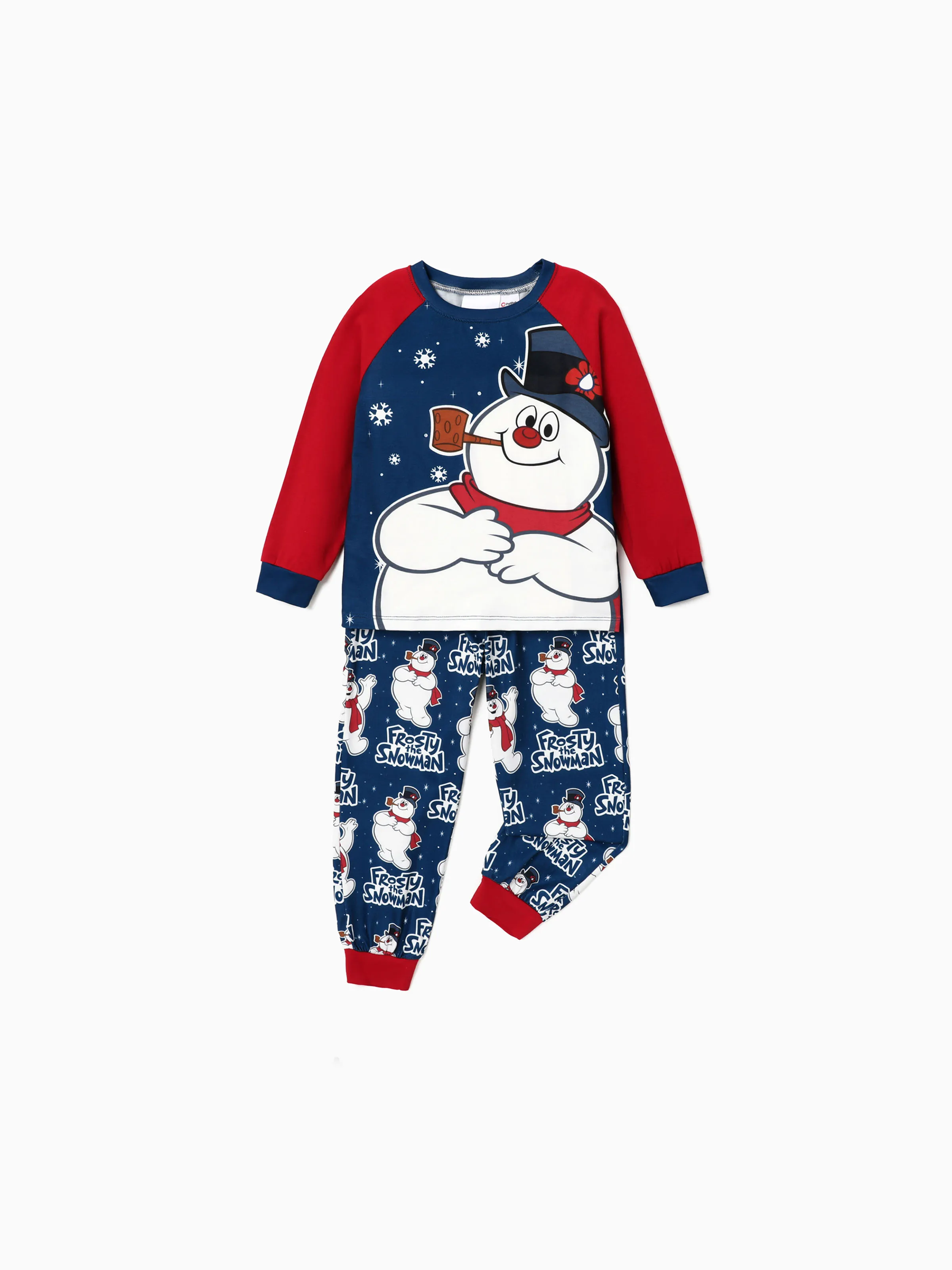 

Frosty The Snowman Family Matching Christmas Long-sleeve Pajamas(flame resistance)