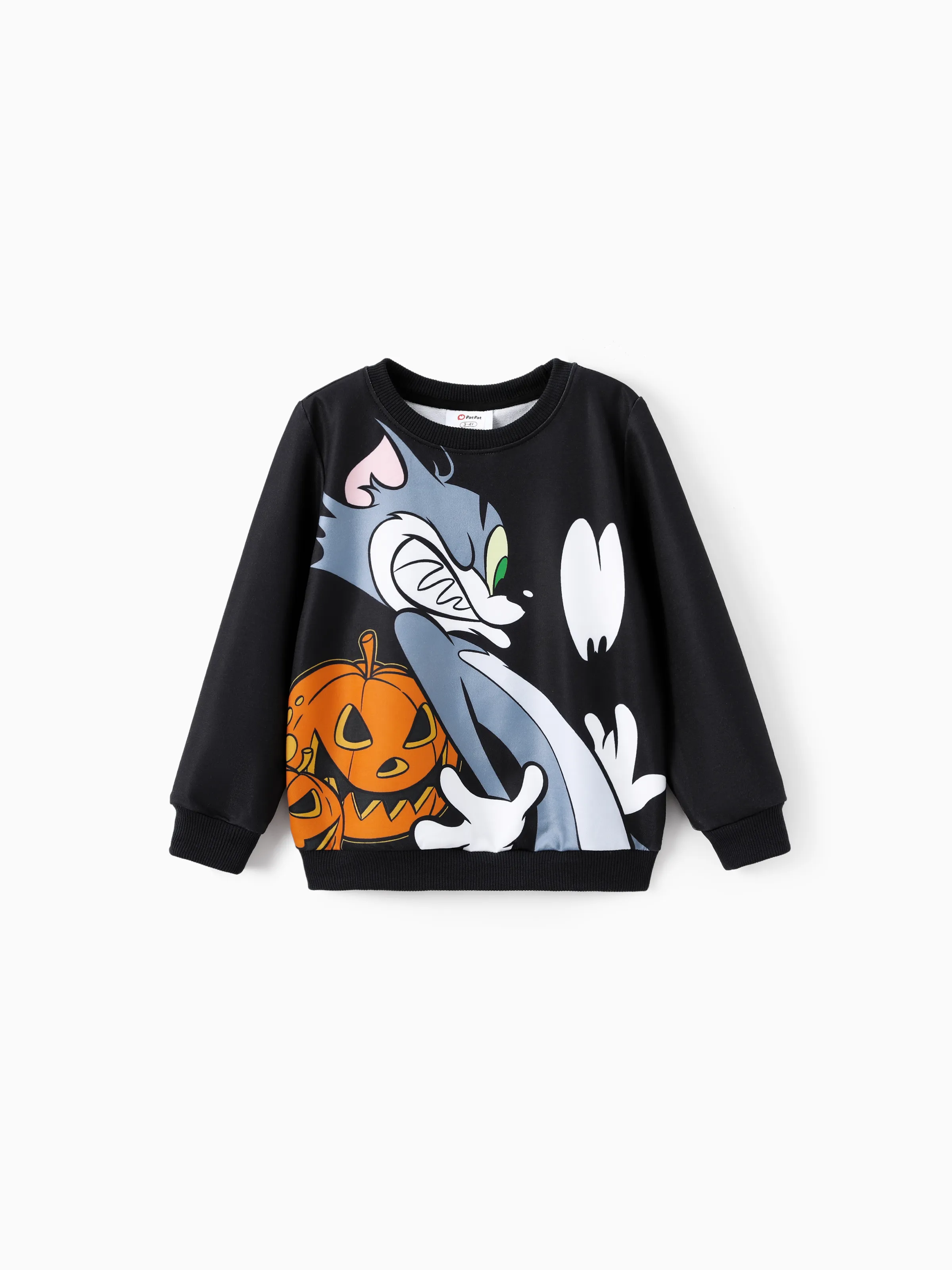 

Tom and Jerry Family matching Halloween Pumpkin Long-sleeve Top