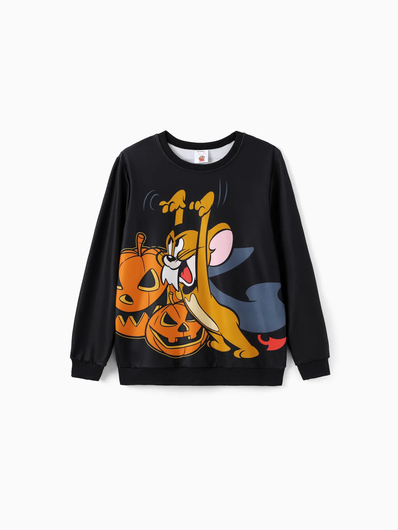 

Tom and Jerry Family matching Halloween Pumpkin Long-sleeve Top