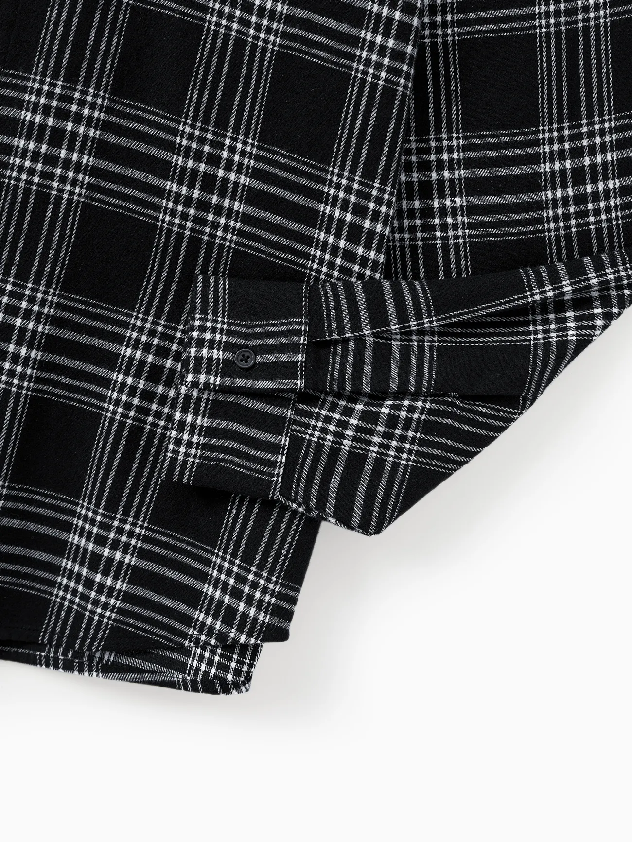 Men - Family Matching Sets Black Plaid Shirt or Elegant Ribbed Top Flowy Tulle Mesh Dress - Black - image 26