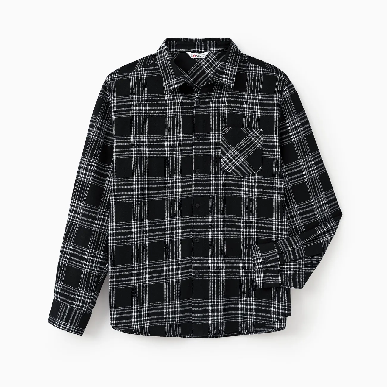 Family Matching Sets Black Plaid Shirt or Elegant Ribbed Top Flowy Tulle Mesh Dress