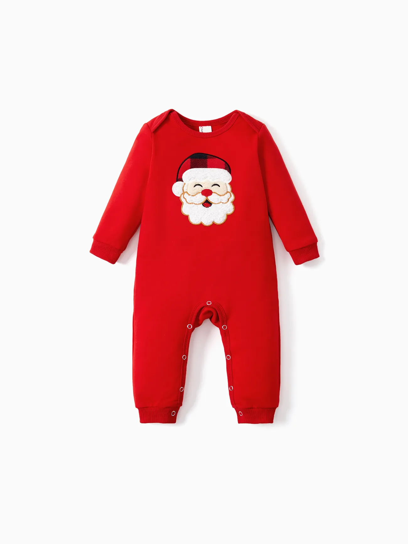 

Christmas Tops Family Matching Santa Claus Long Sleeves Red Sweatshirt/Romper