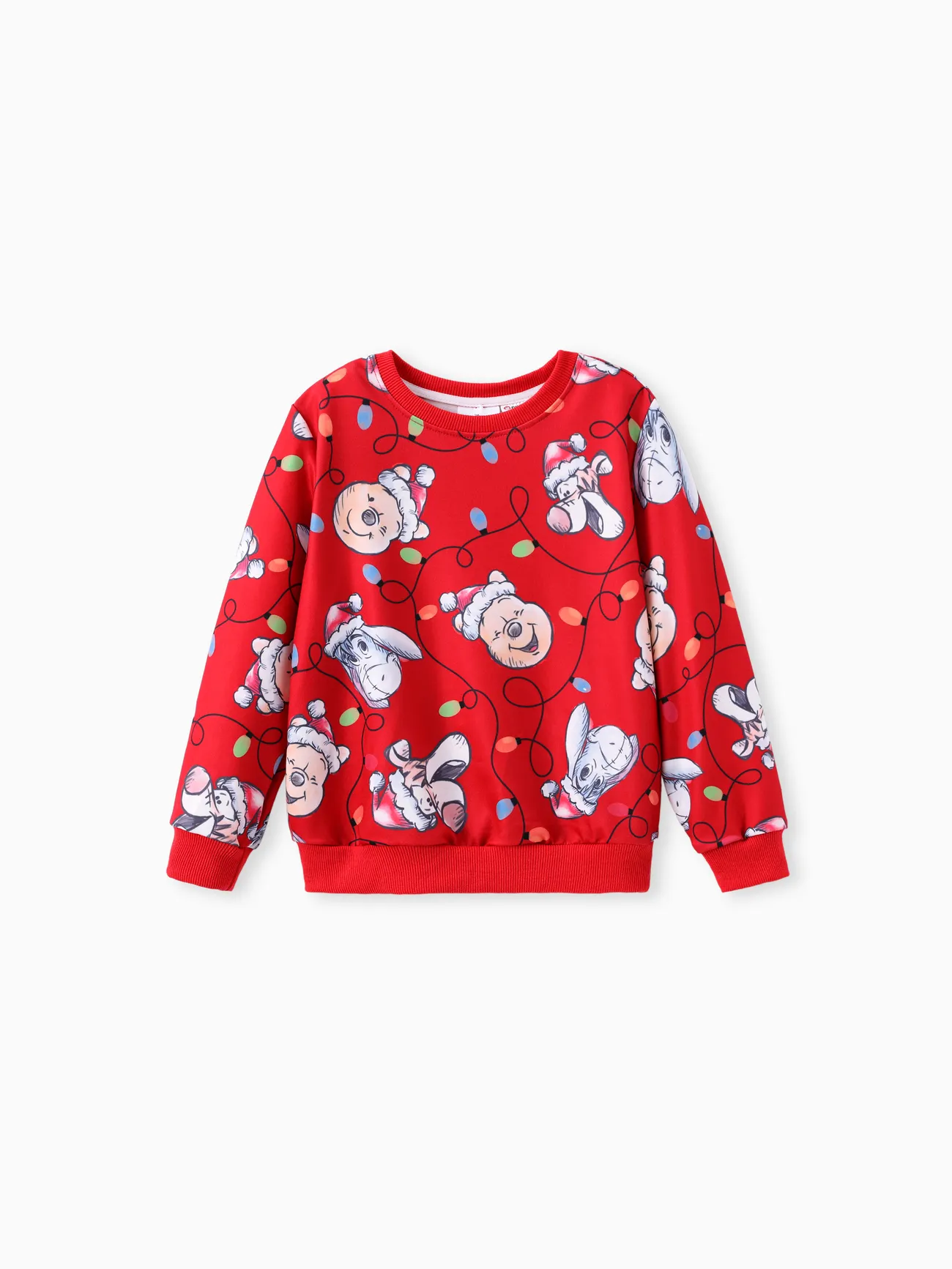 

Disney Winnie the Pooh Family matching Christmas Character All-over Print Long-sleeve Top