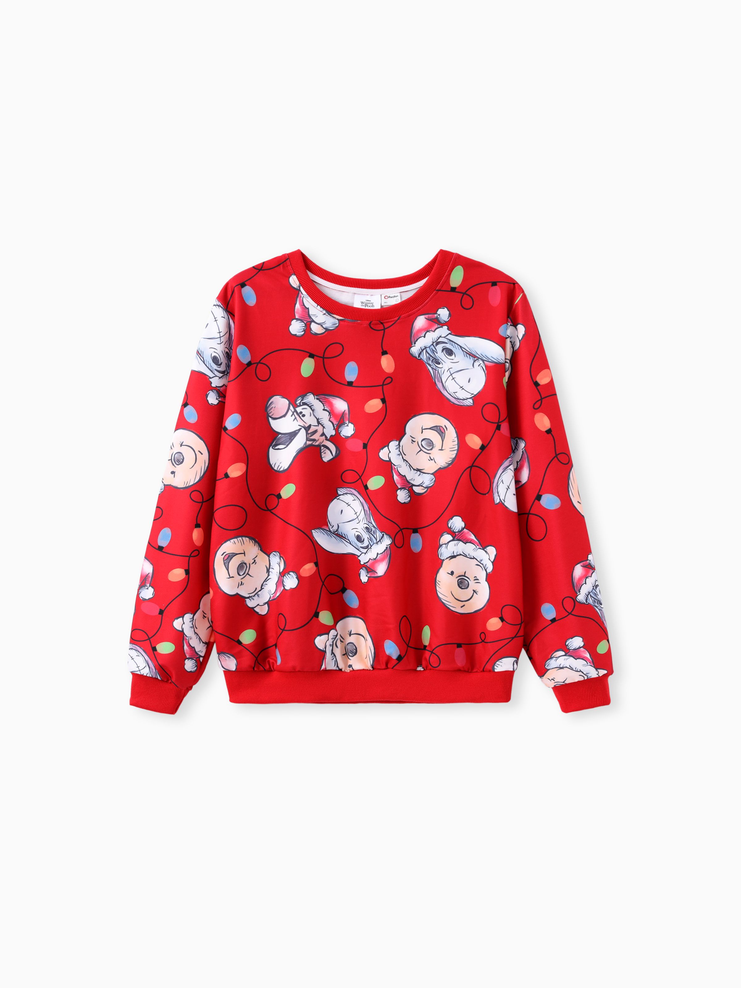 

Disney Winnie the Pooh Family matching Christmas Character All-over Print Long-sleeve Top