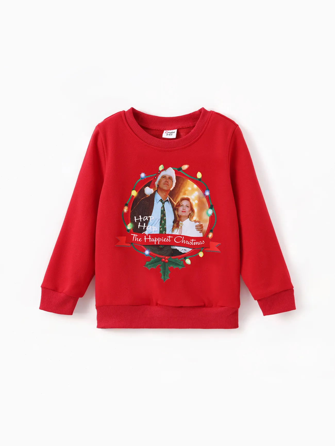 

Christmas Vacation Family Matching Character Print Long-sleeve Top