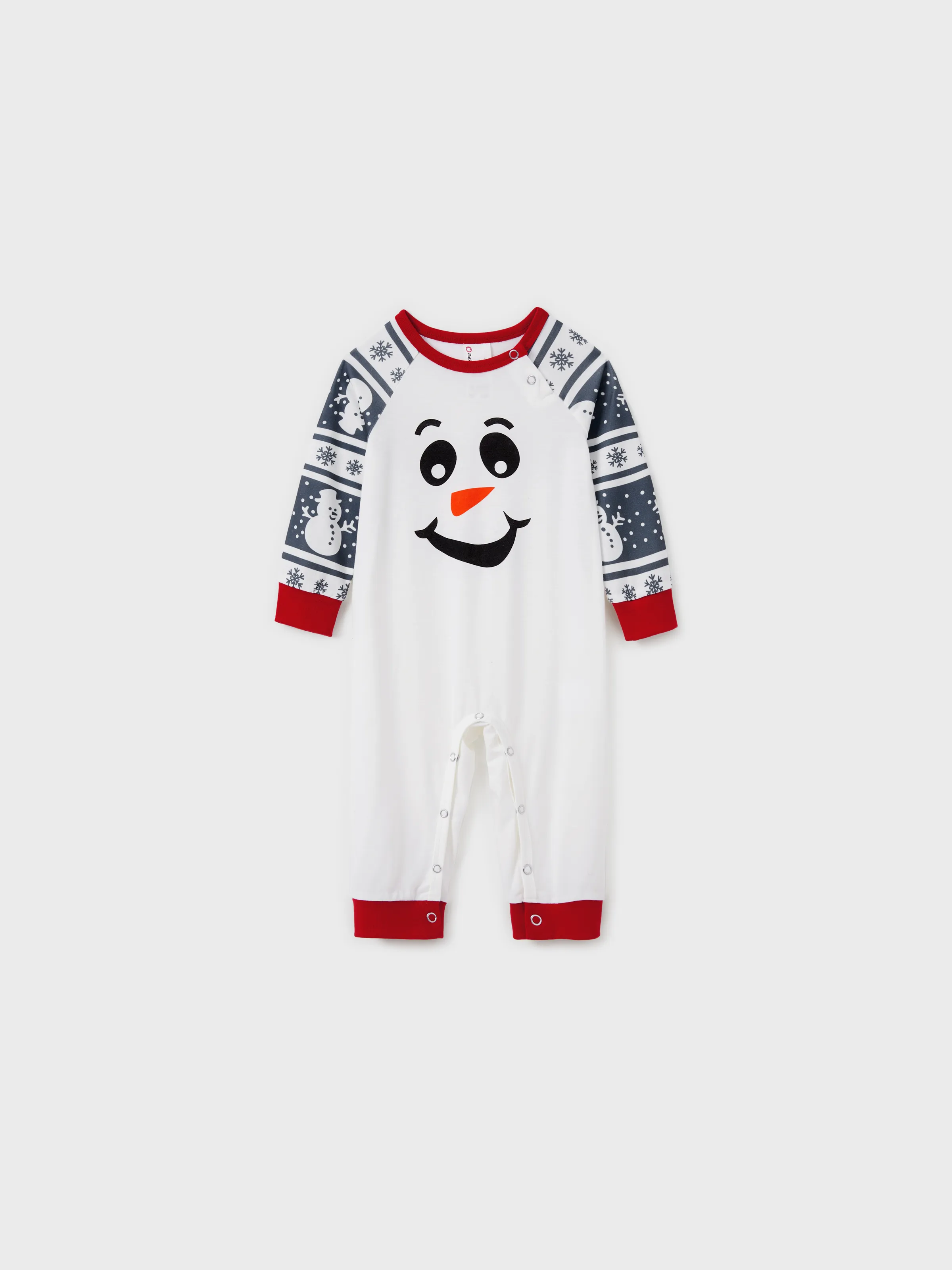 

Matching Christmas Pajamas Family Snowman Pattern Long Sleeves PJs Sets