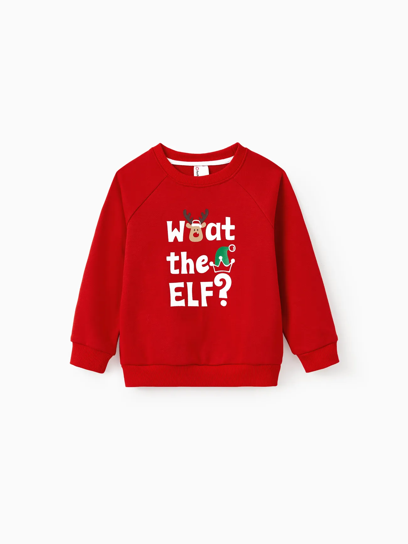 

Christmas Tops Family Matching Glow in the Dark ELF Theme Long Sleeves Sweatshirt