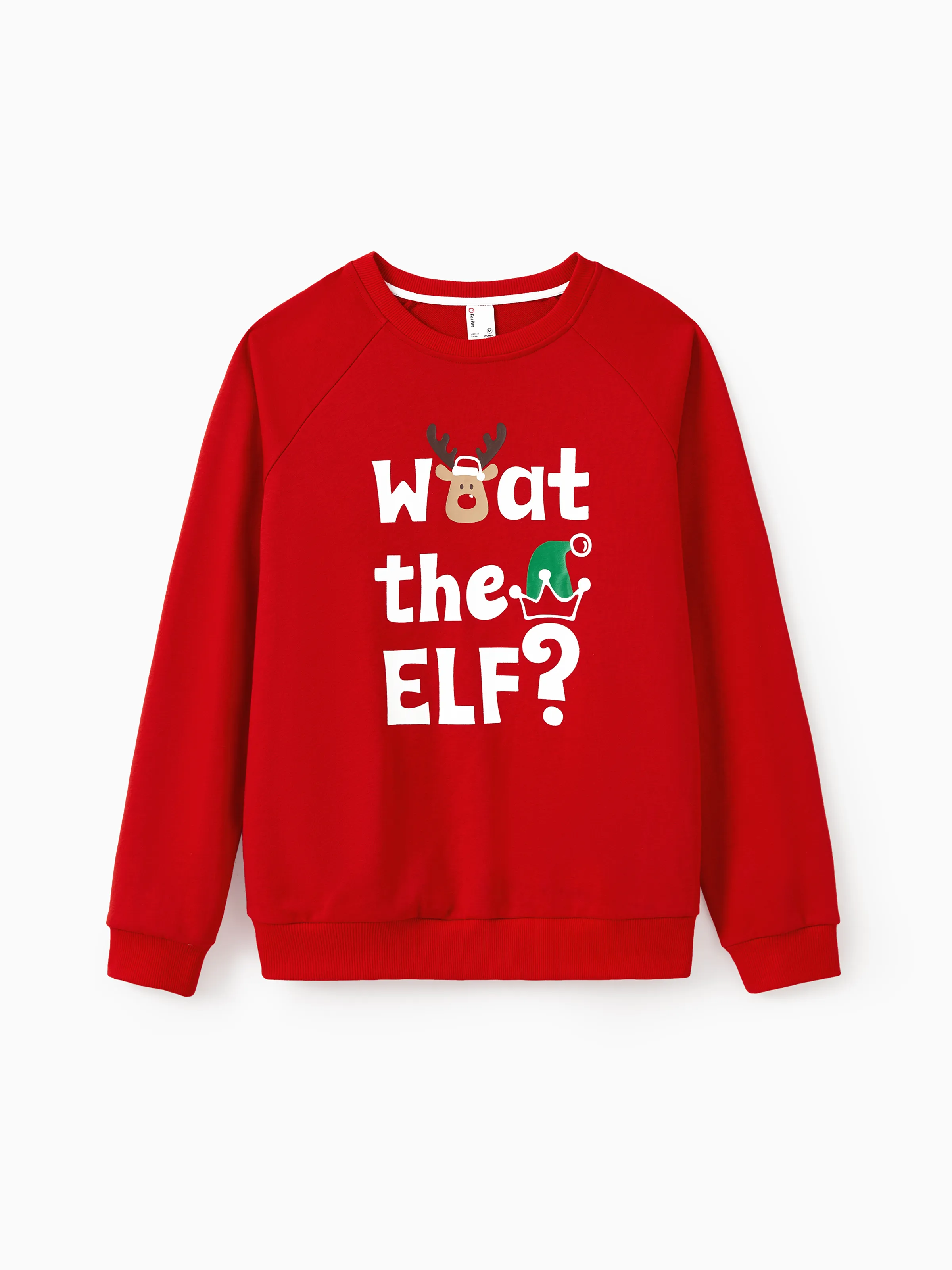 

Christmas Tops Family Matching Glow in the Dark ELF Theme Long Sleeves Sweatshirt