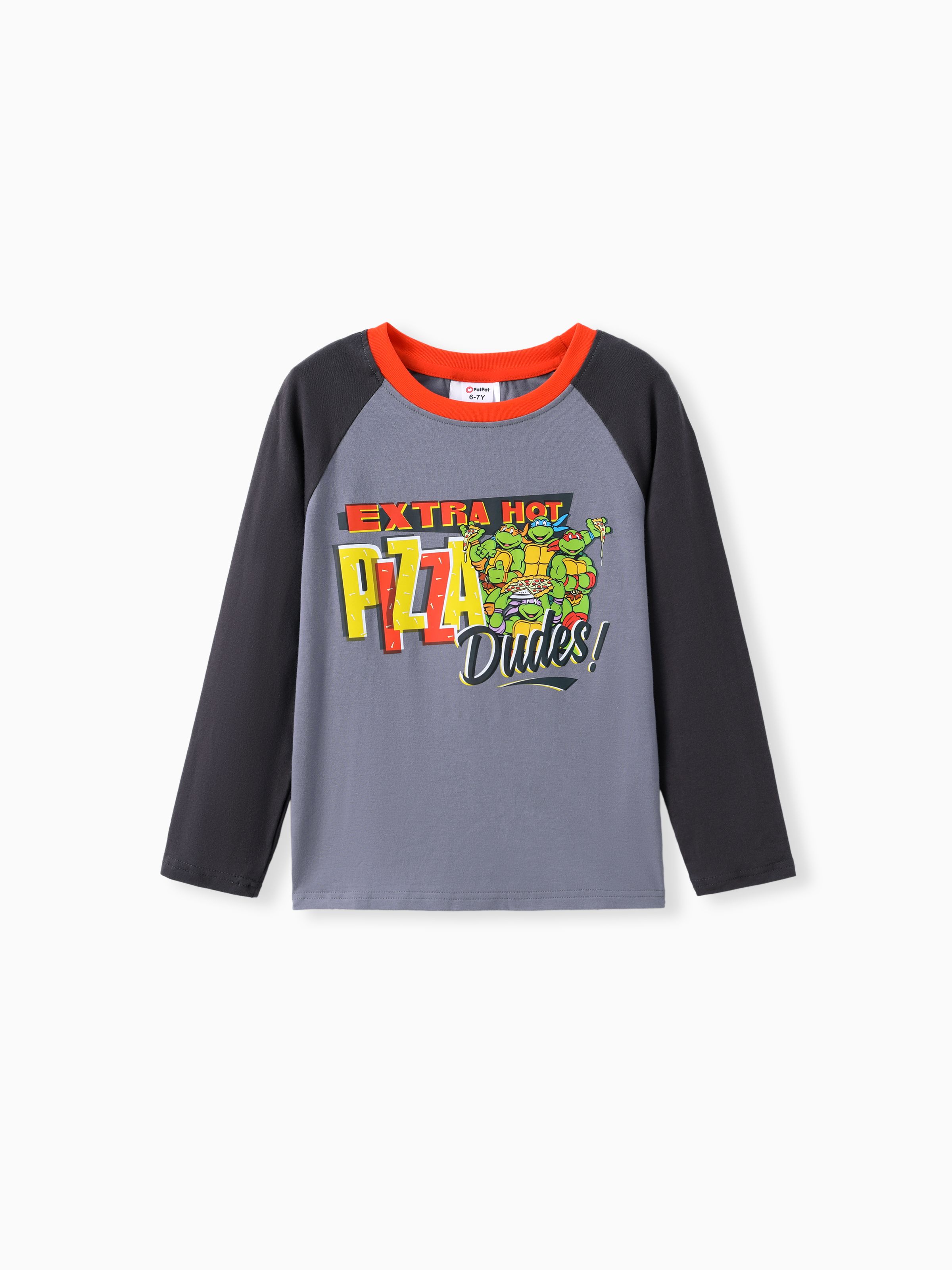 

Teenage Mutant Ninja Turtle Kid Boy 1pc Cotton Character Print Colorblock T-Shirt