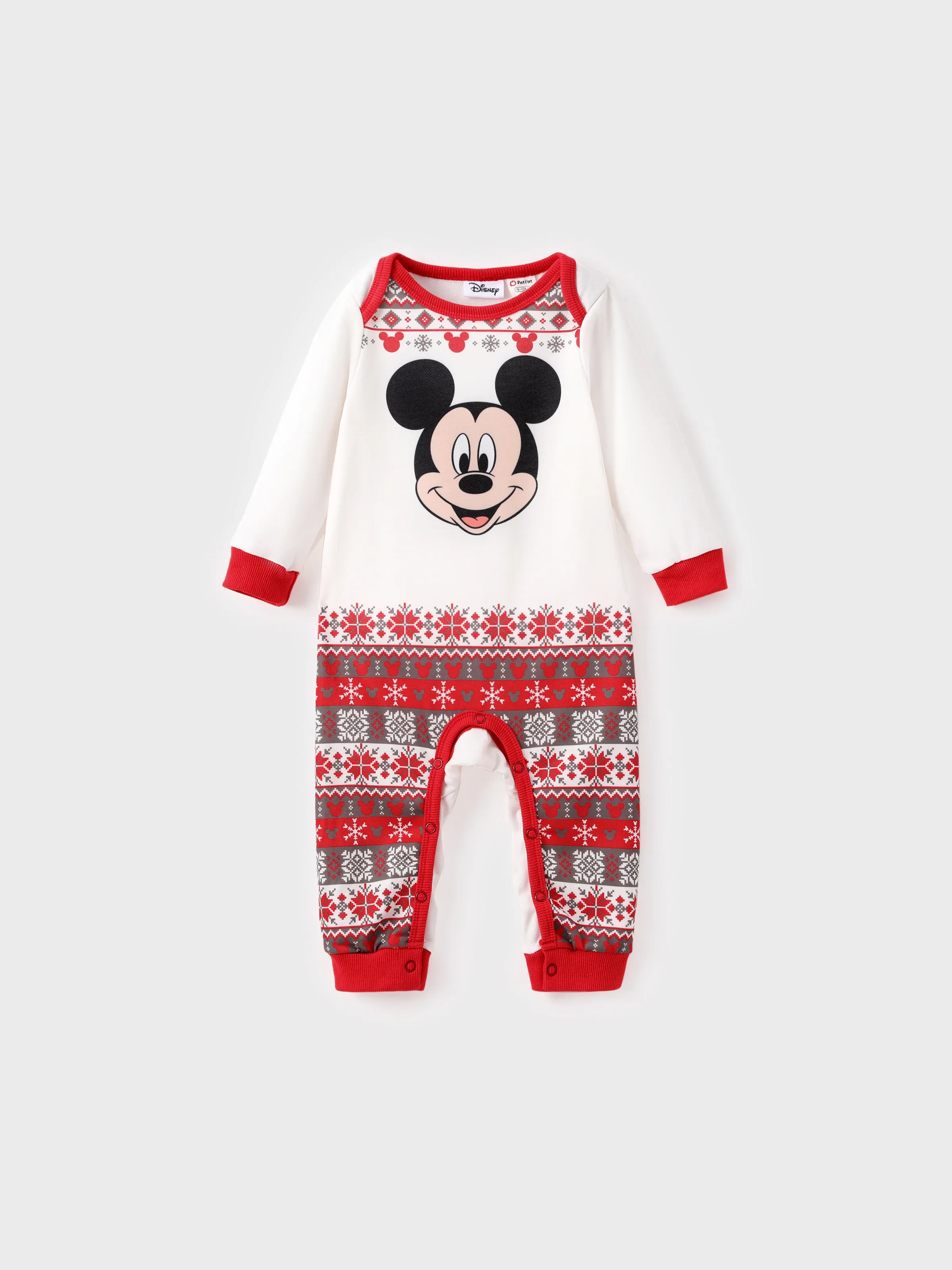 

Disney Mickey and Friends Family matching Christmas Print Long-sleeve Sweatshirt