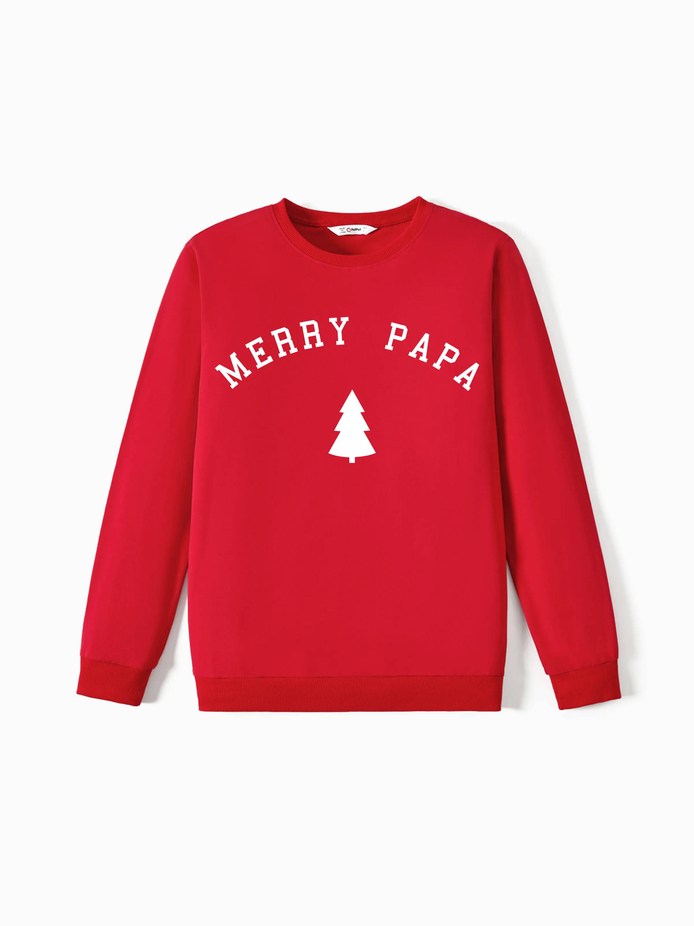 

Christmas Tree Family Matching Merry Christmas Red Long Sleeves Tops