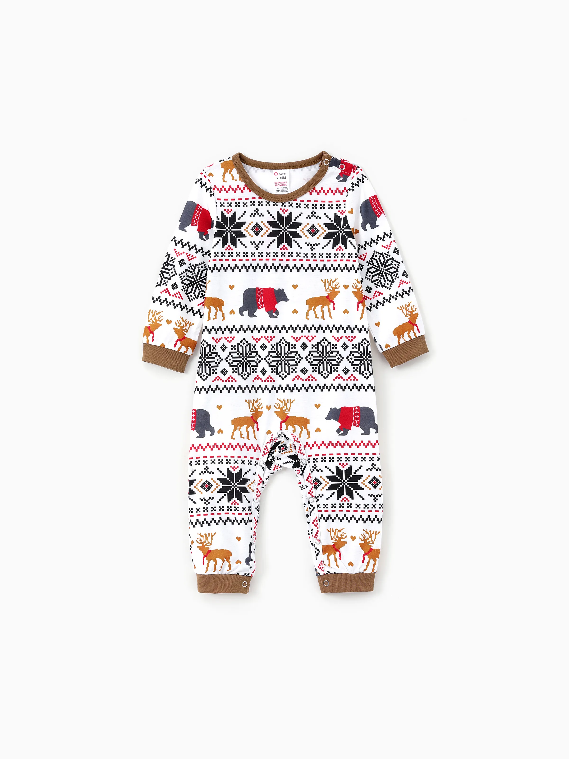 

Christmas Print Family Pajamas Set - Flame Resistant