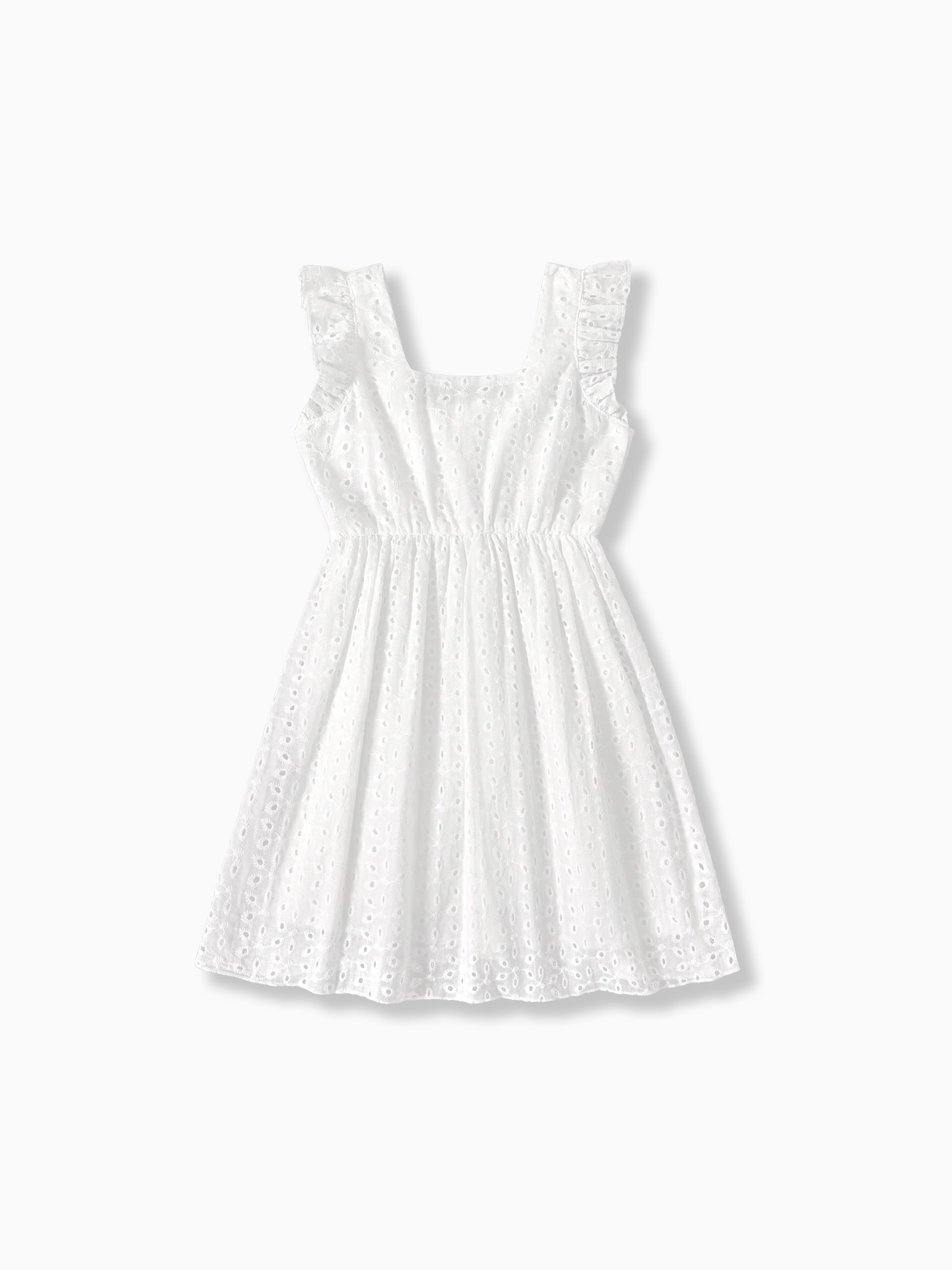 

Cotton Embroidered A-Line Dress, Matching Mommy and Me Dresses