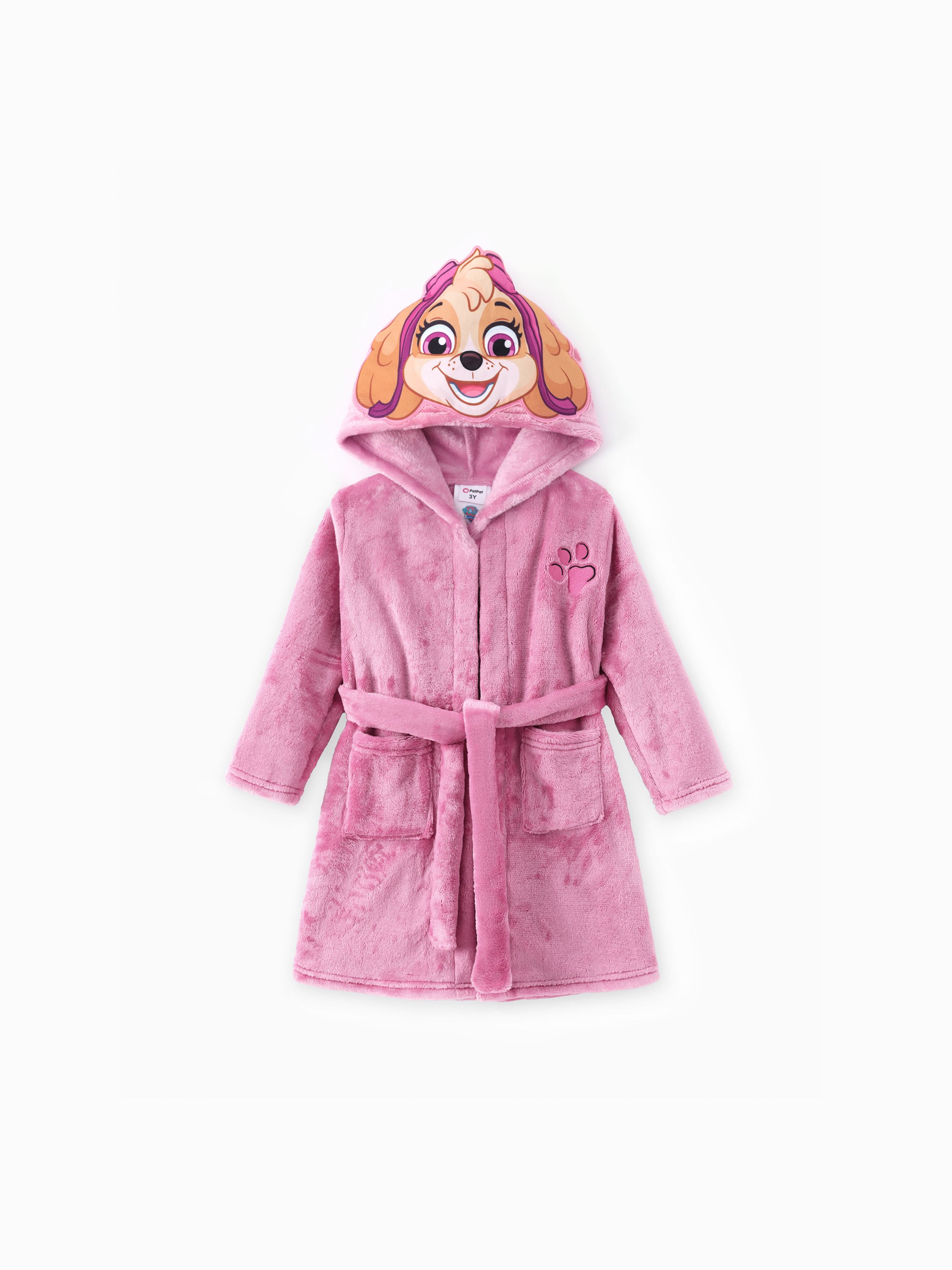 

PAW Patrol Toddler Girl/Boy 1pc Skye Chase Soft Fuzzy Hooded Coat