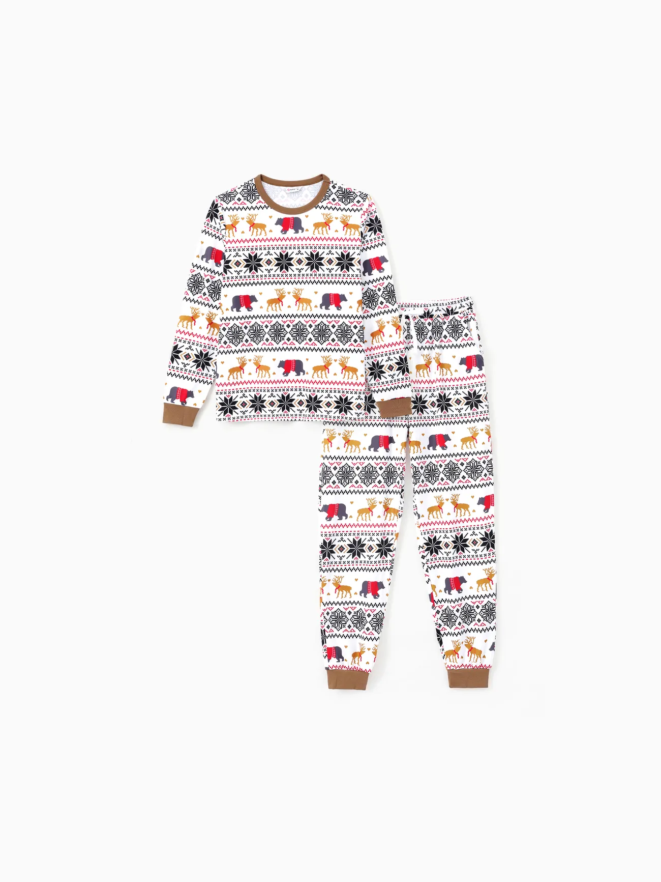 

Christmas Print Family Pajamas Set - Flame Resistant