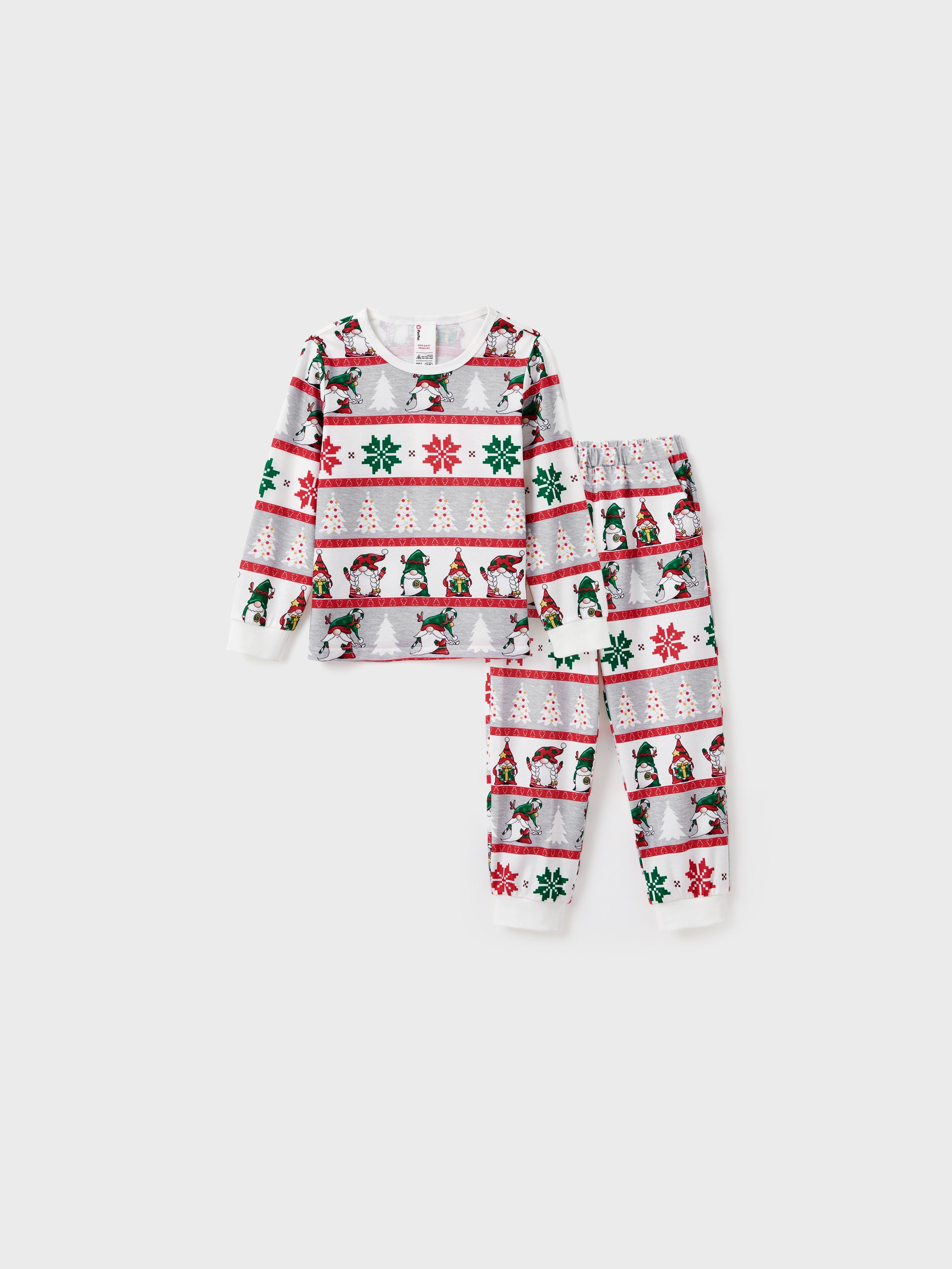 

Christmas Pajamas Matching Outfits Allover Pattern Gnome PJs Sets