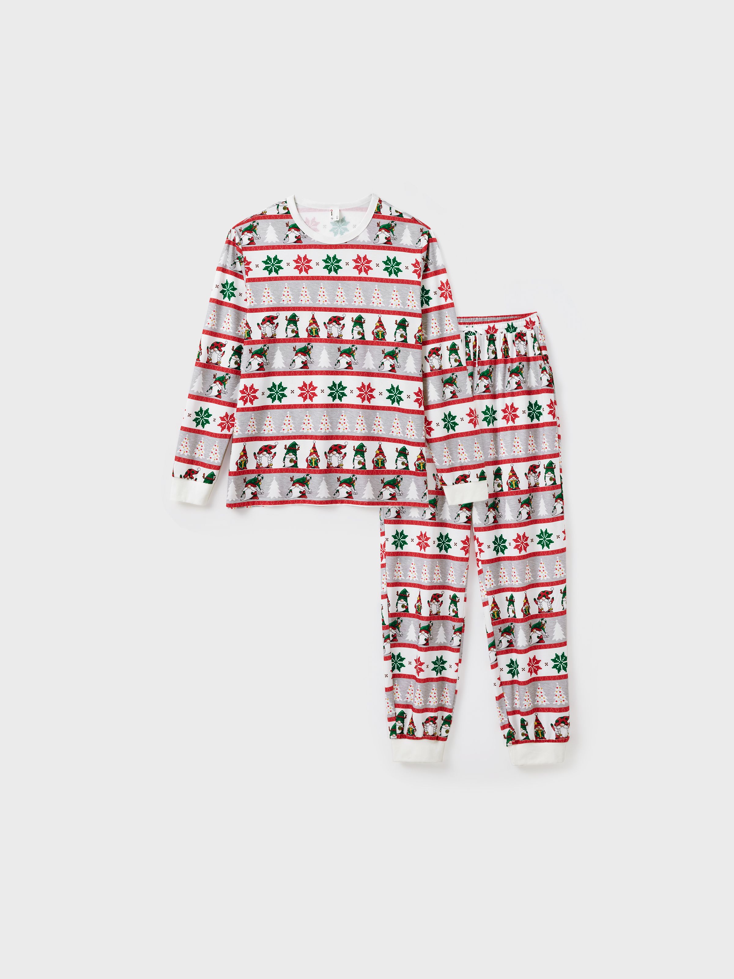 

Christmas Pajamas Matching Outfits Allover Pattern Gnome PJs Sets