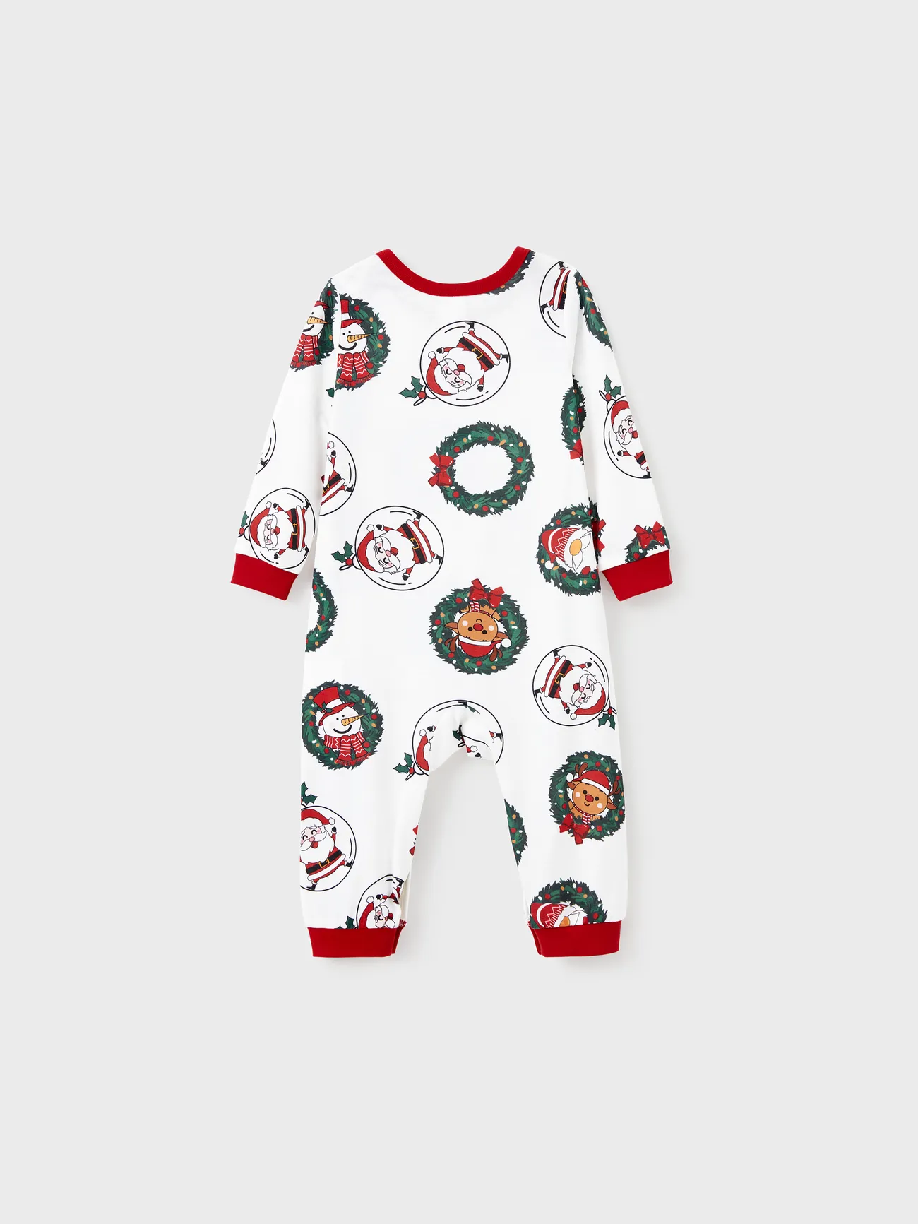 

Christmas Pajamas Family Matching Santa & Reindeer Wreath Pajamas Sets