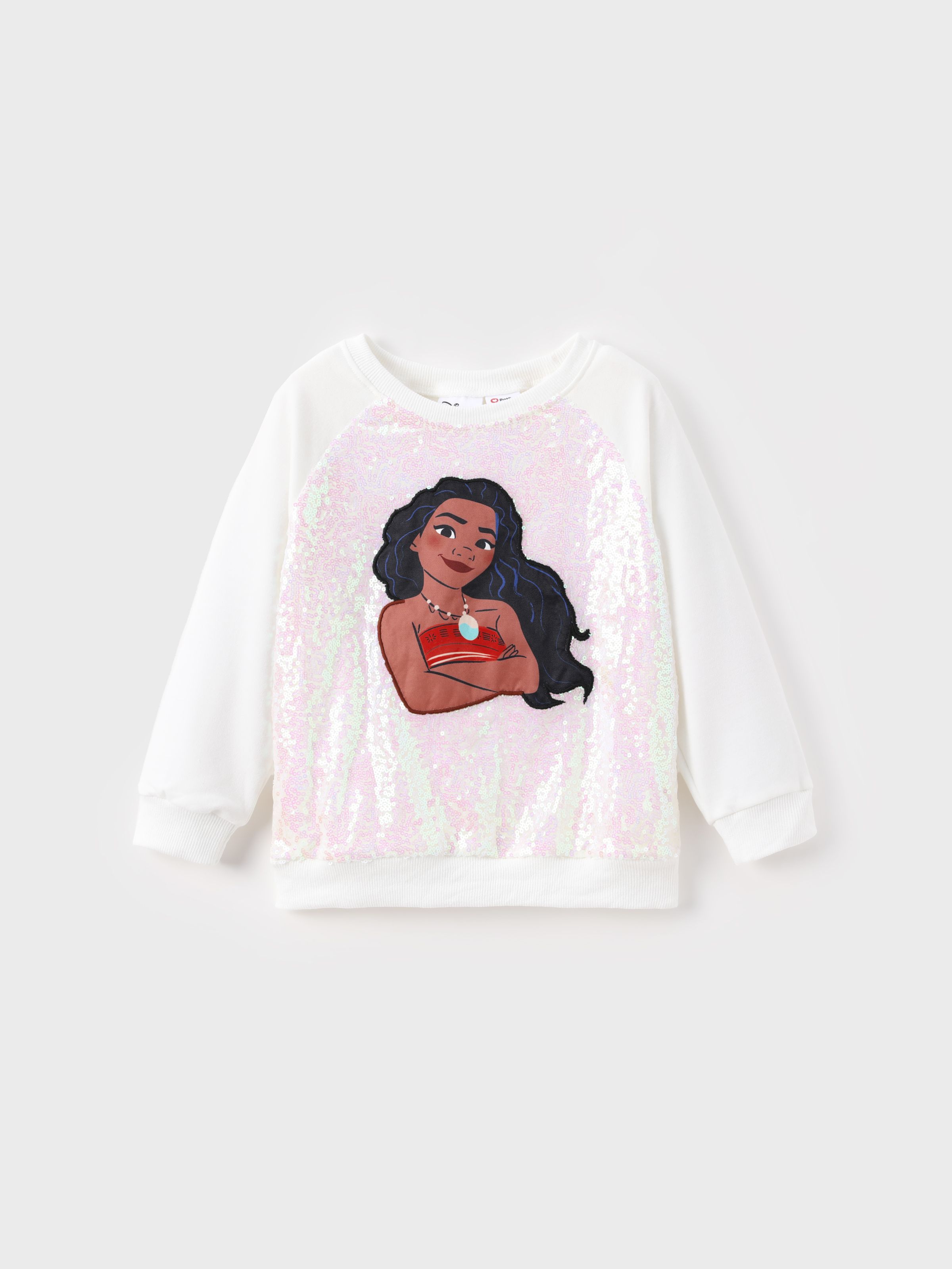 

Disney Princess Toddler Girl Moana/Ariel Sequined Long-sleeve Sweatshirt