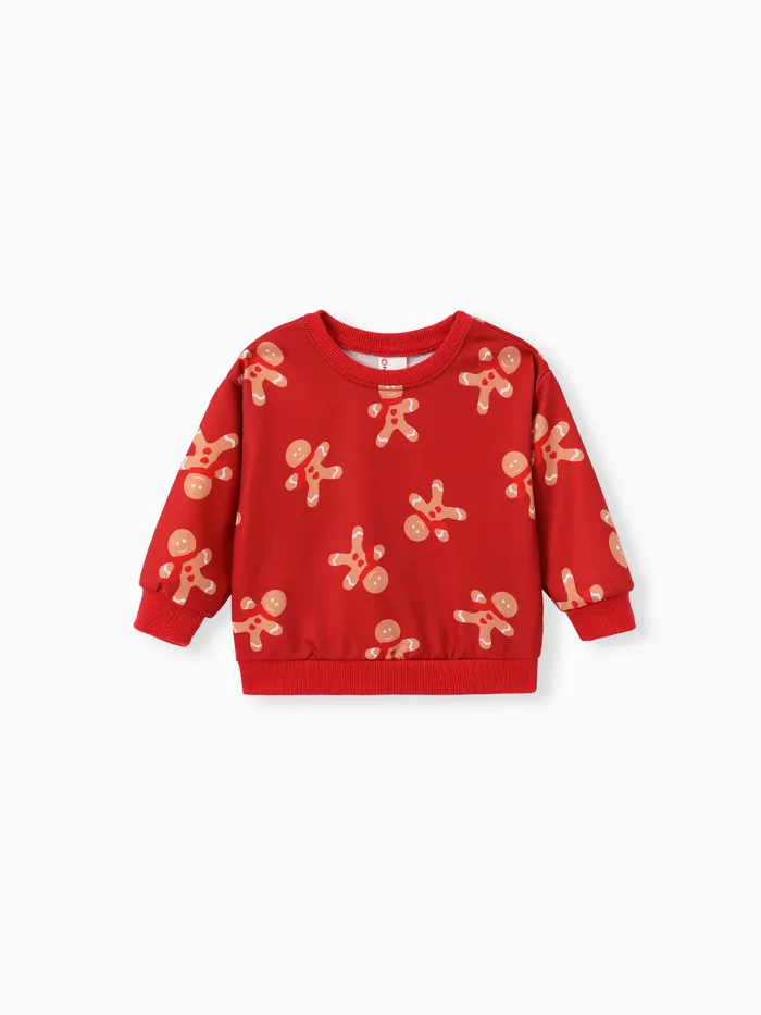 Navidad Bebé Unisex Infantil Manga larga Sudadera