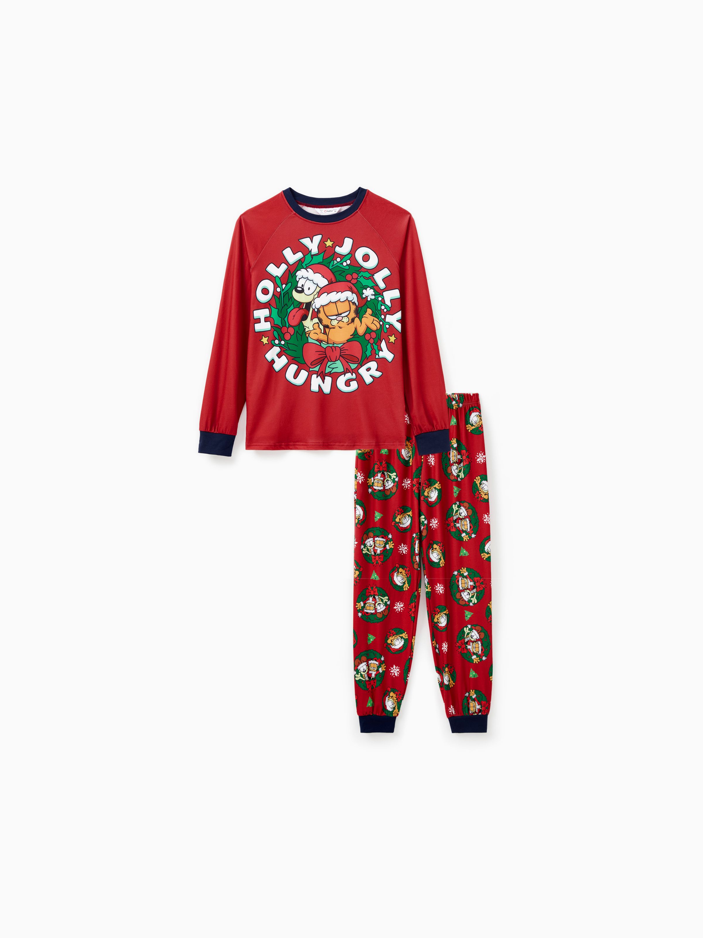 

Garfield Family matching Christmas Print Pajama Set(Flame Resistant)