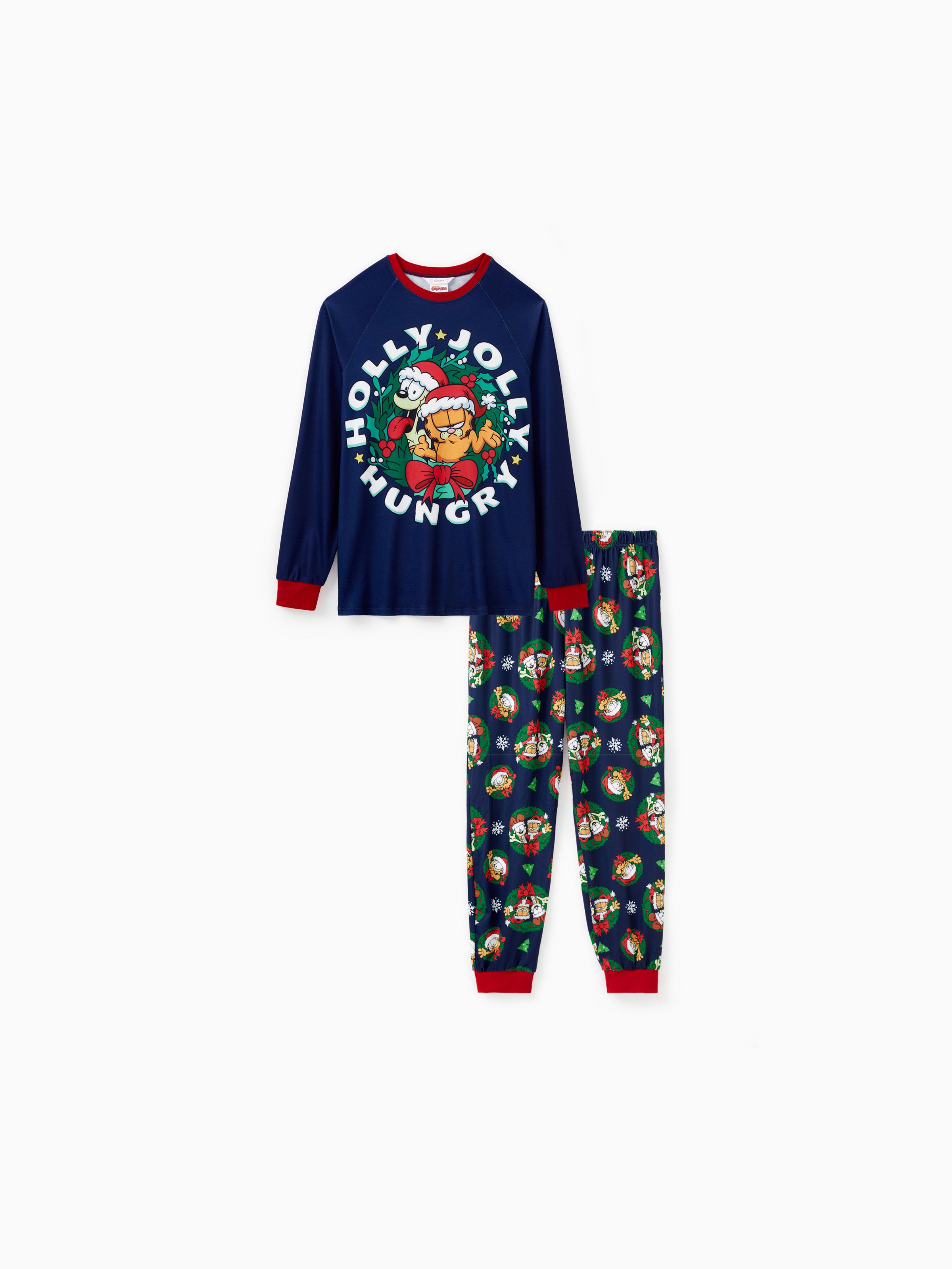 

Garfield Family matching Christmas Print Pajama Set(Flame Resistant)