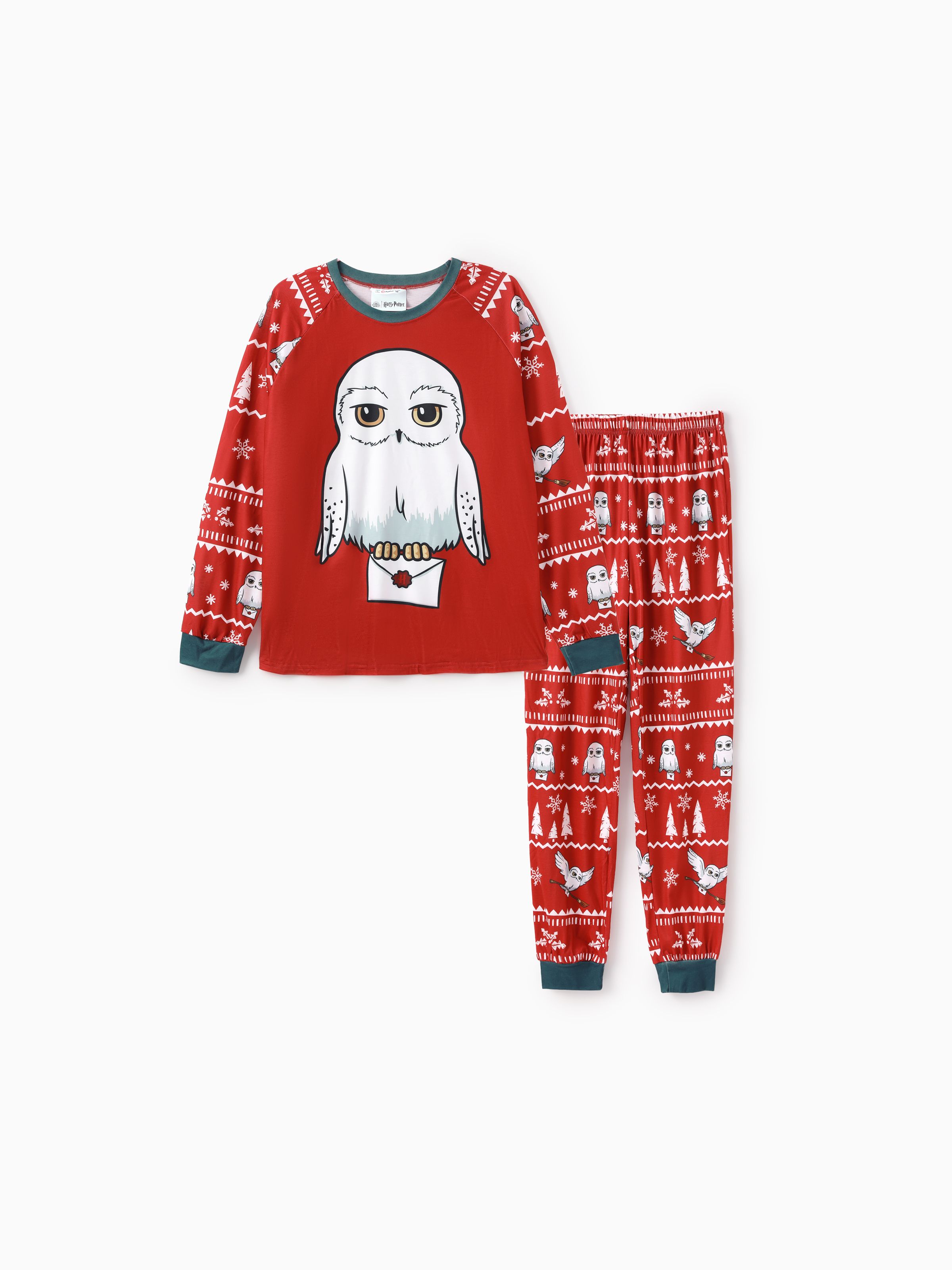 

Harry Potter Family matching Christmas Owl Pattern Pajama Set (Flame Resistant)