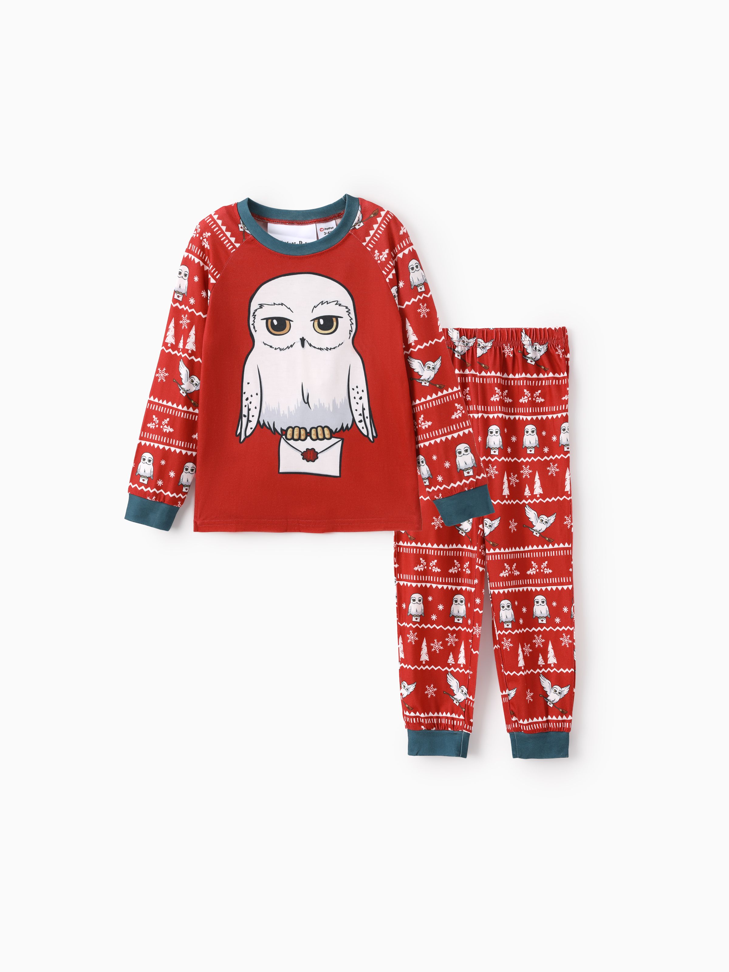 

Harry Potter Family matching Christmas Owl Pattern Pajama Set (Flame Resistant)