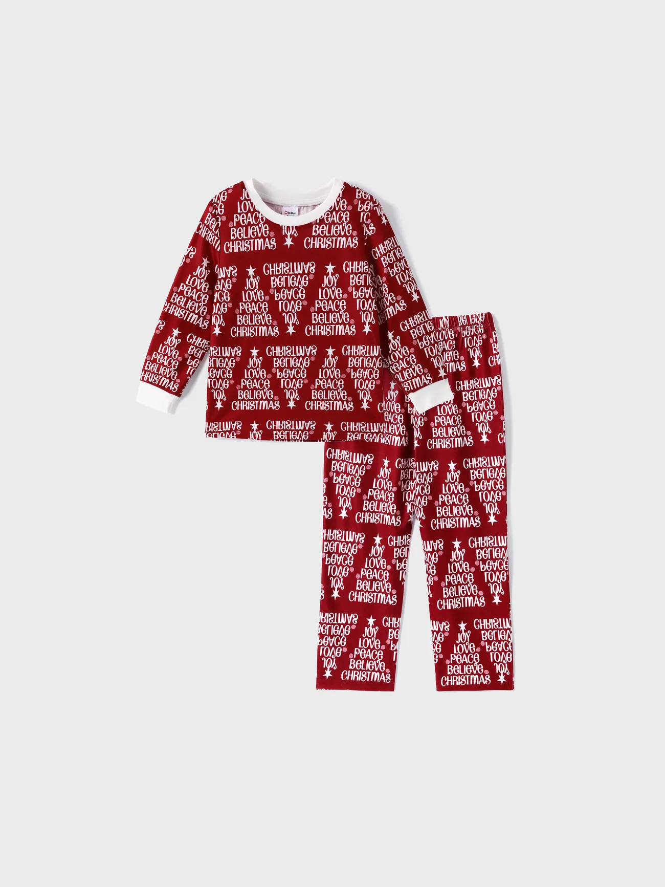 

Christmas Tree Print Pajama Set (Flame Resistant)