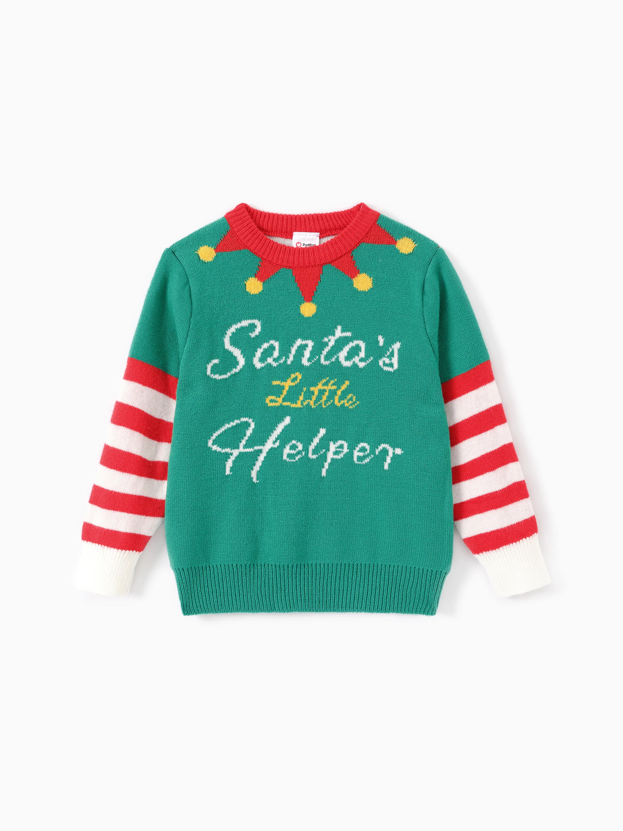 

Toddler Boy/Girl Childlike Letter Sweater